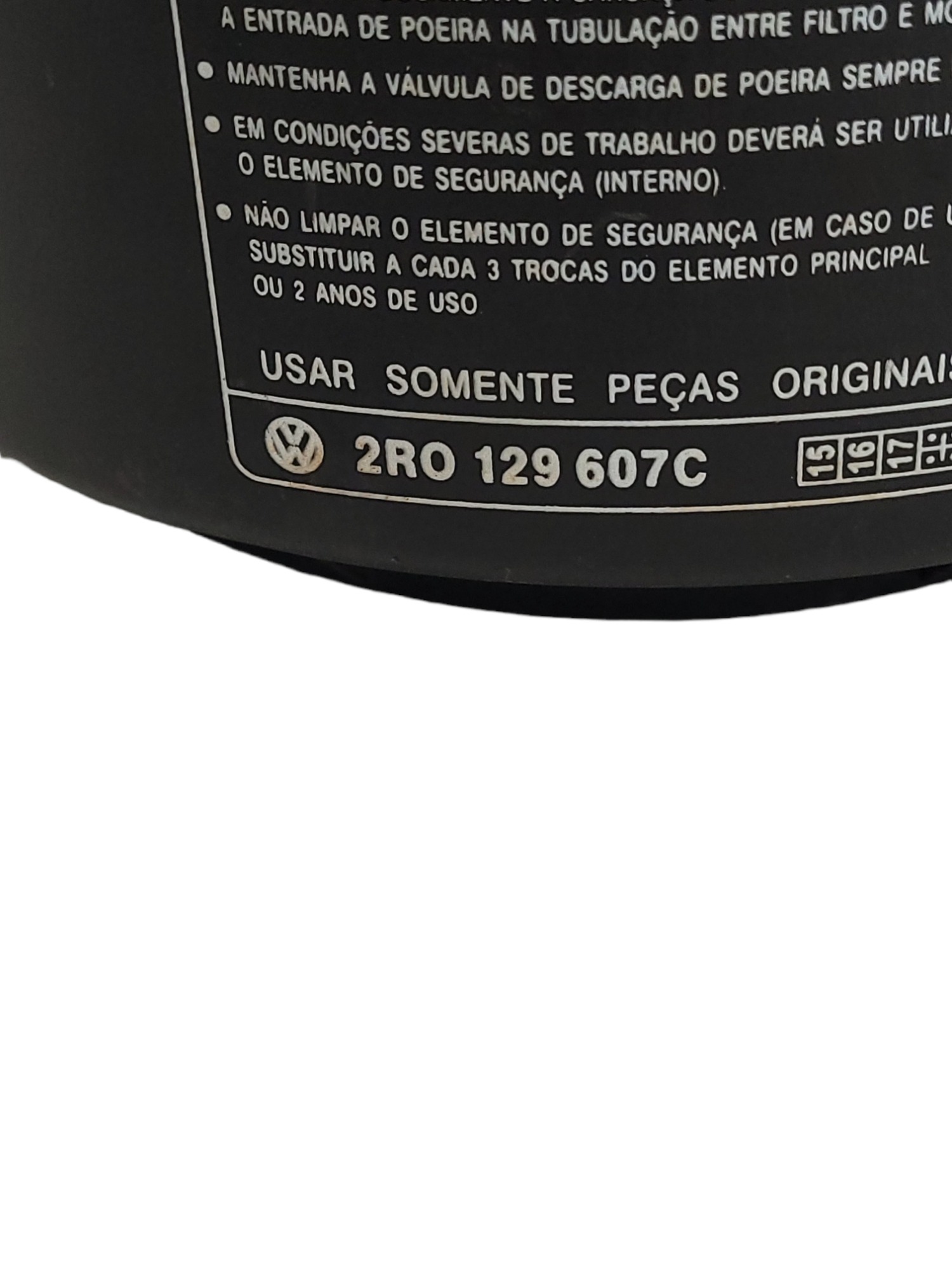 Tampa Carcaça Caixa Filtro Ar Vw Constellation 2r0129607c 5