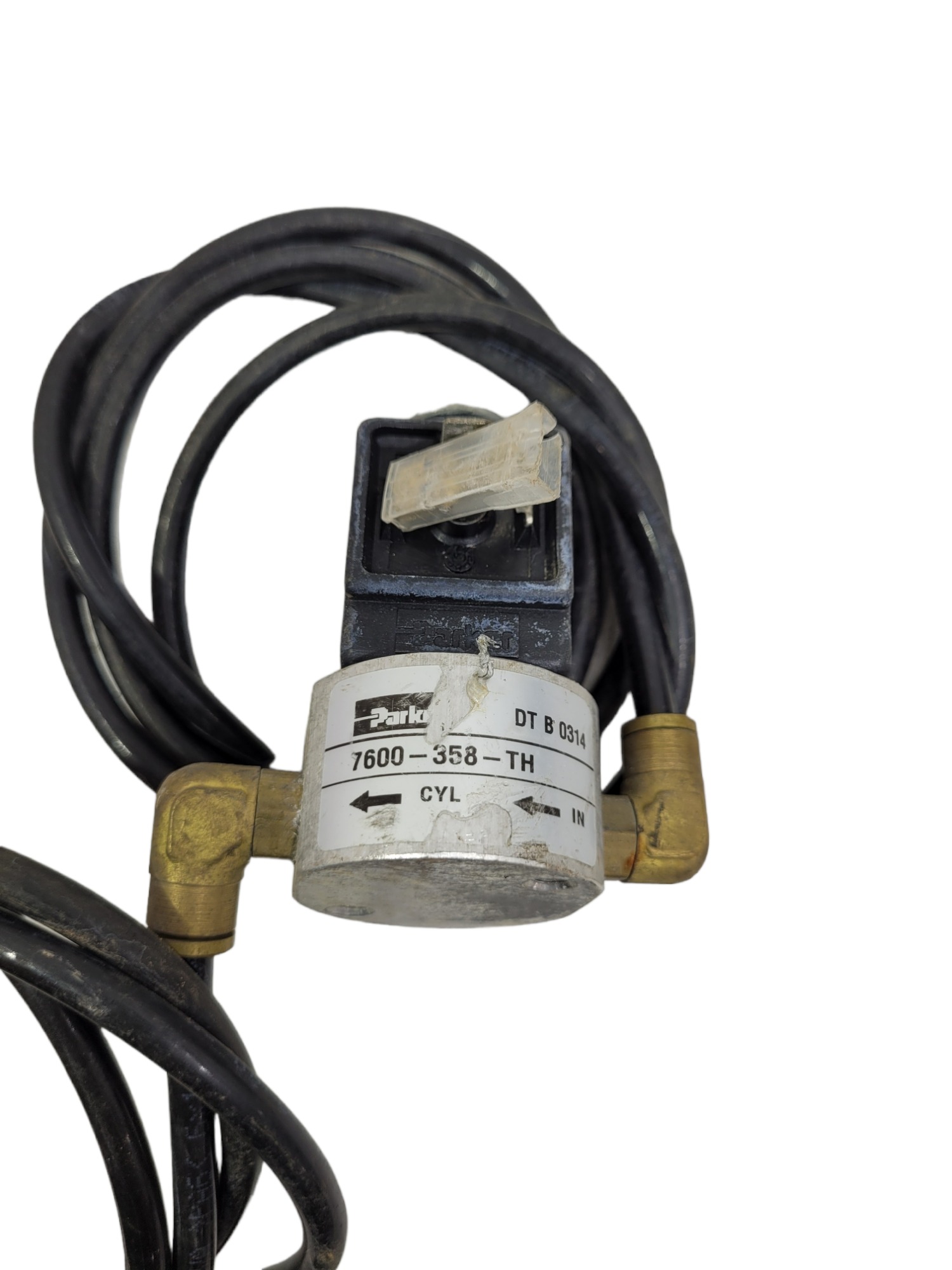 Válvula Solenoide Freio Motor M Benz Parker 7600-358tf 2