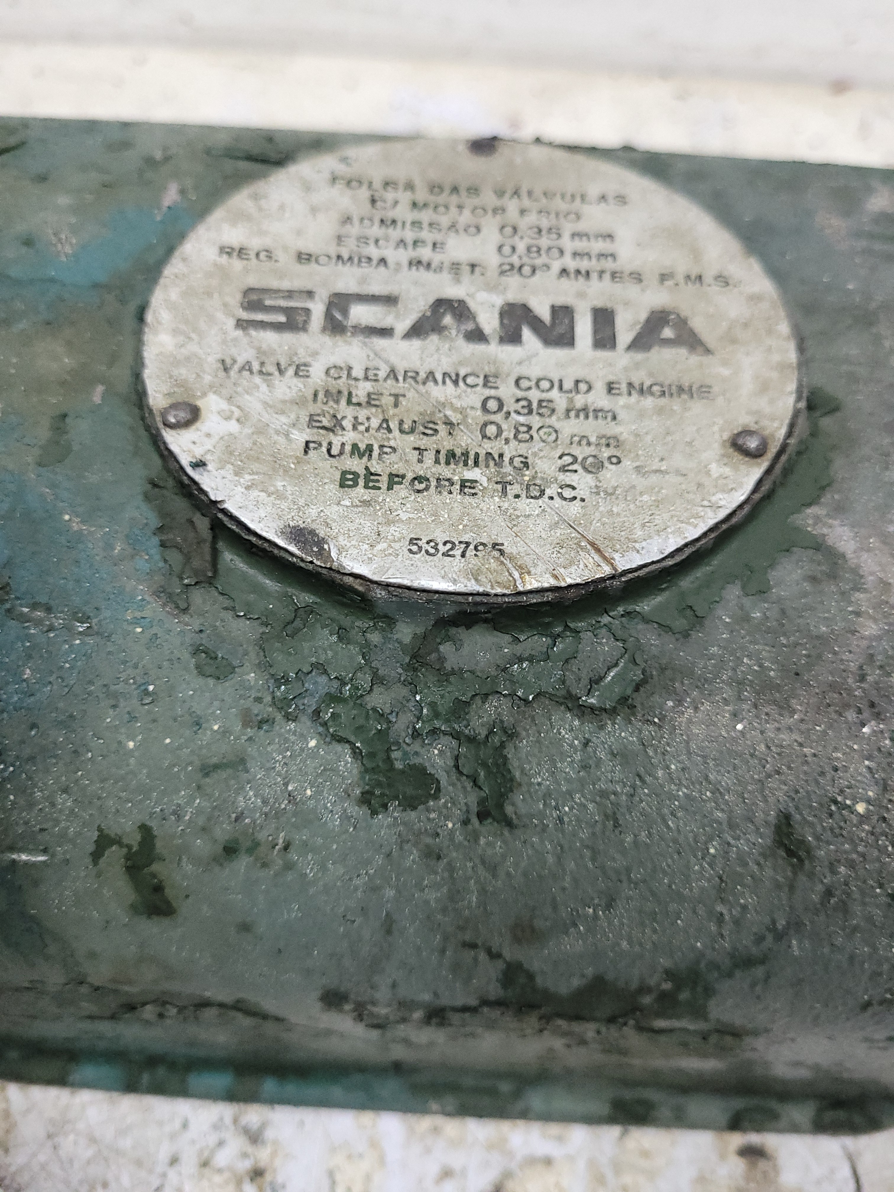 Tampa De Válvula Scania532795 5