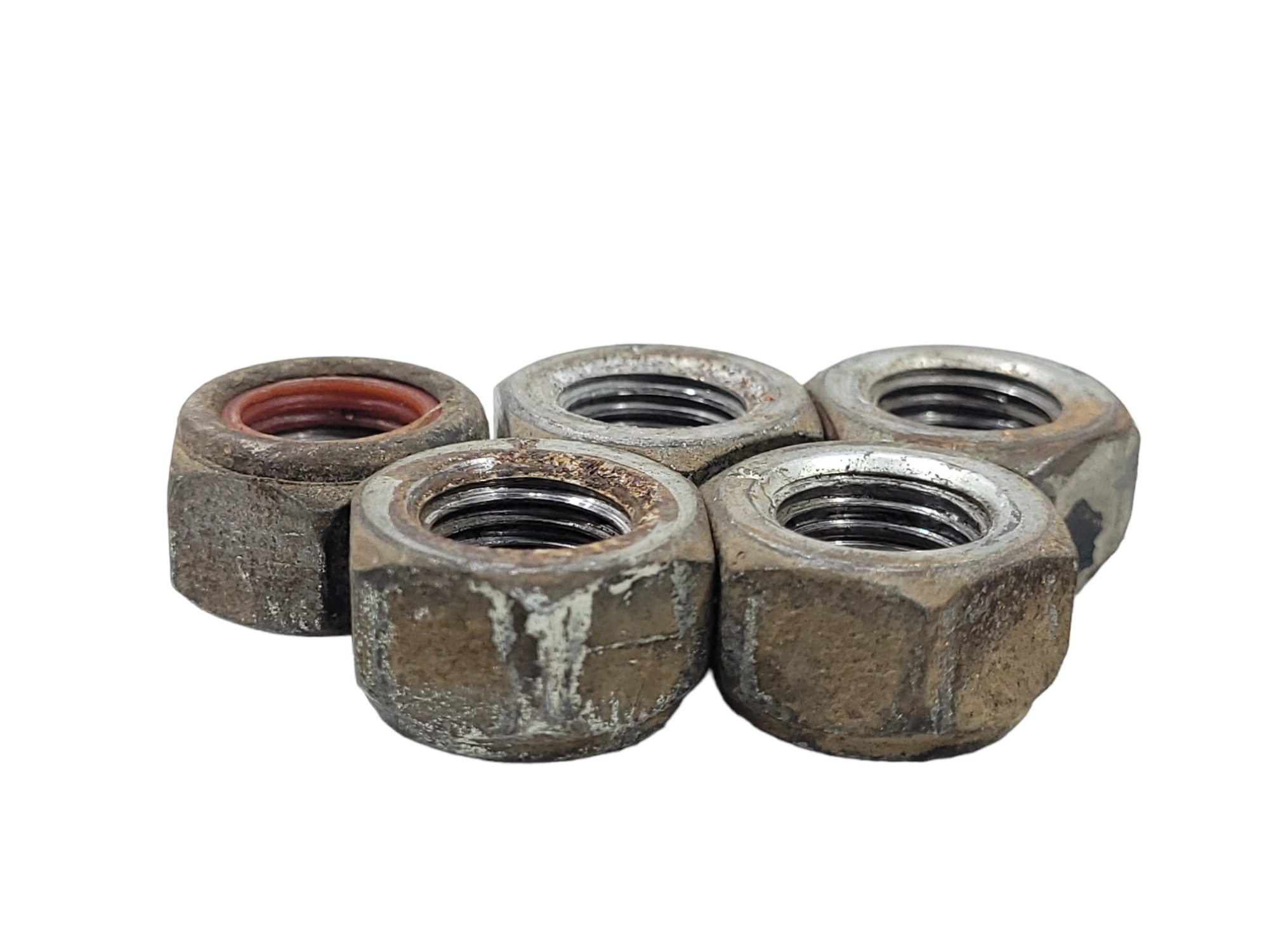 Kit Porca Parafuso Suporte Mola Traseira Ford Cargo 5