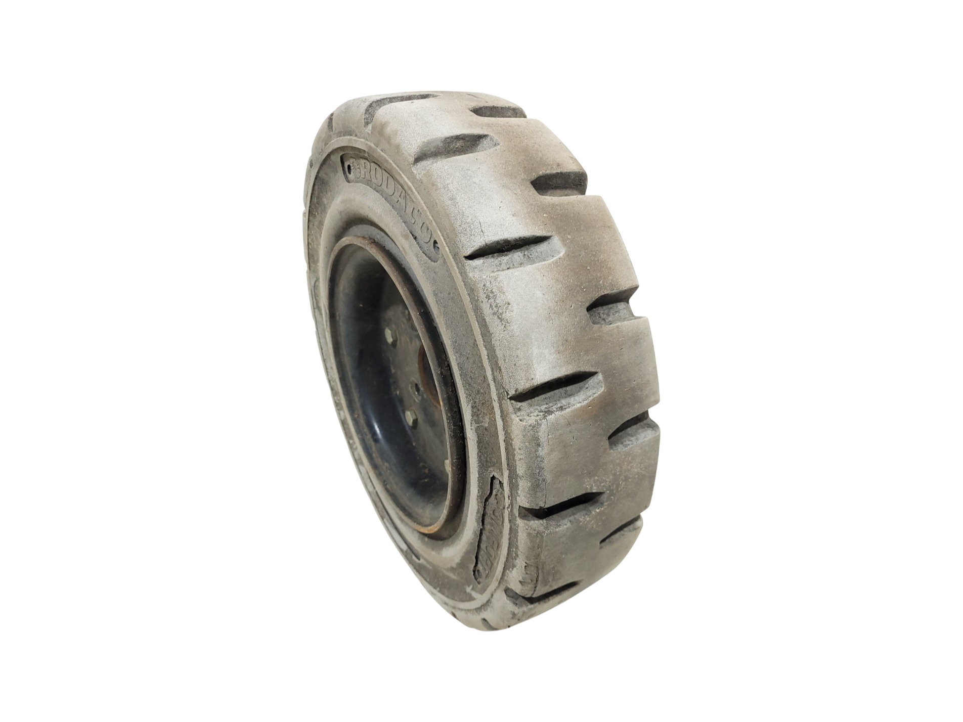 Pneu Rodaco Com Roda 4.00×8 Maciço 4