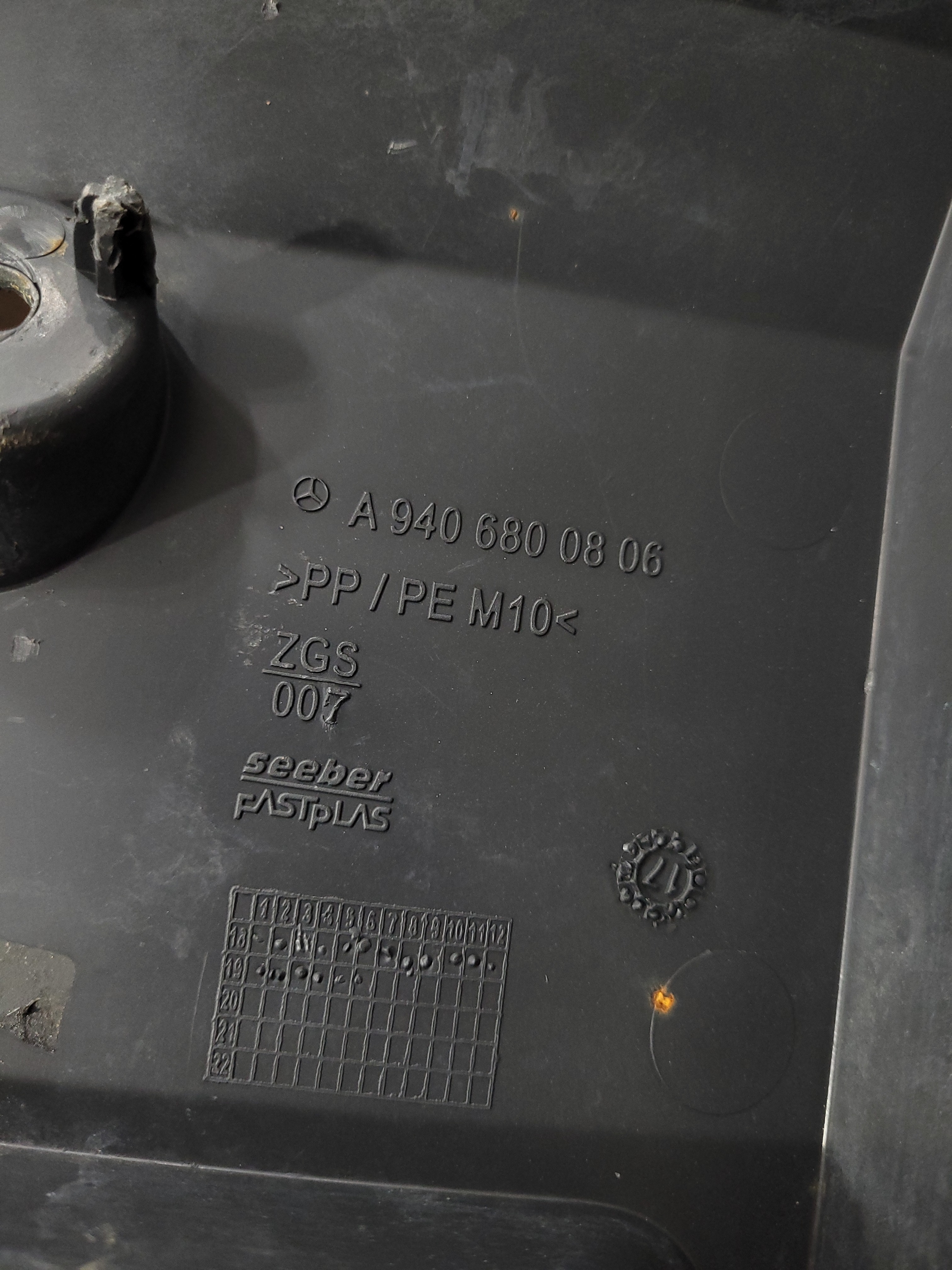 Console Painel M Benz Axor A9406800806 5