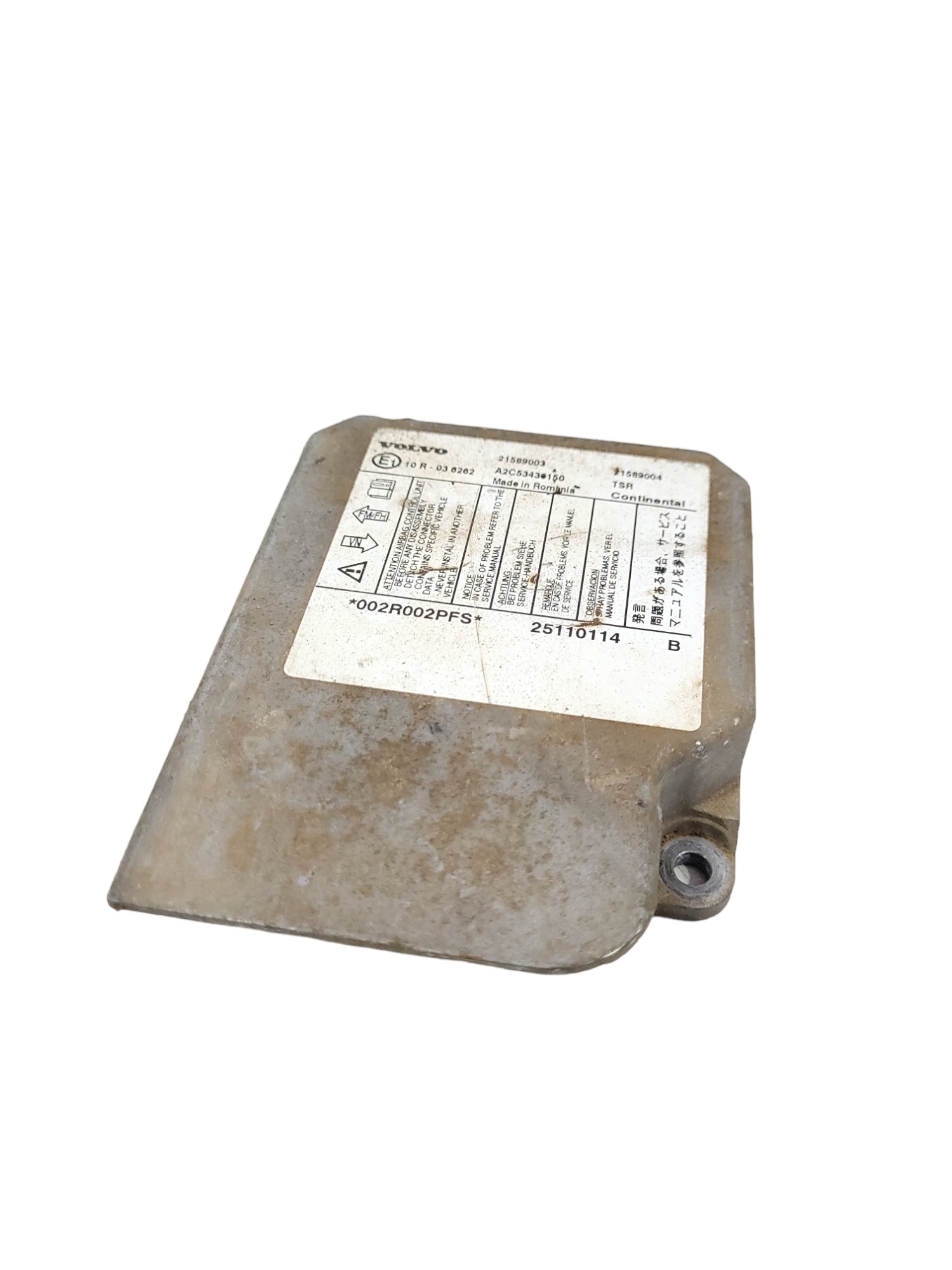 Módulo Airbag Volvo 21589003 1