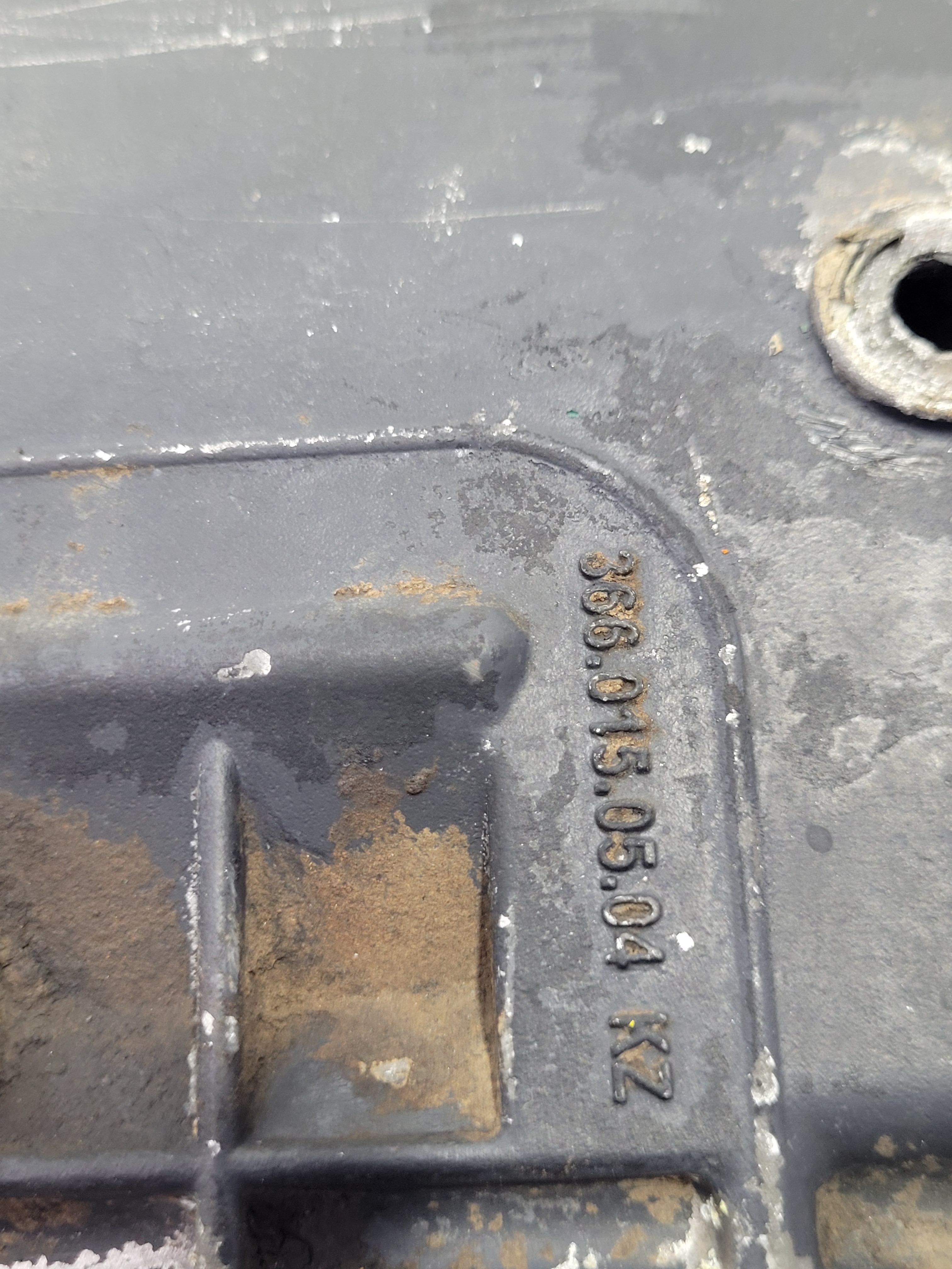 Tampa Lateral Para Motor Mbenz 366 3660150504 5