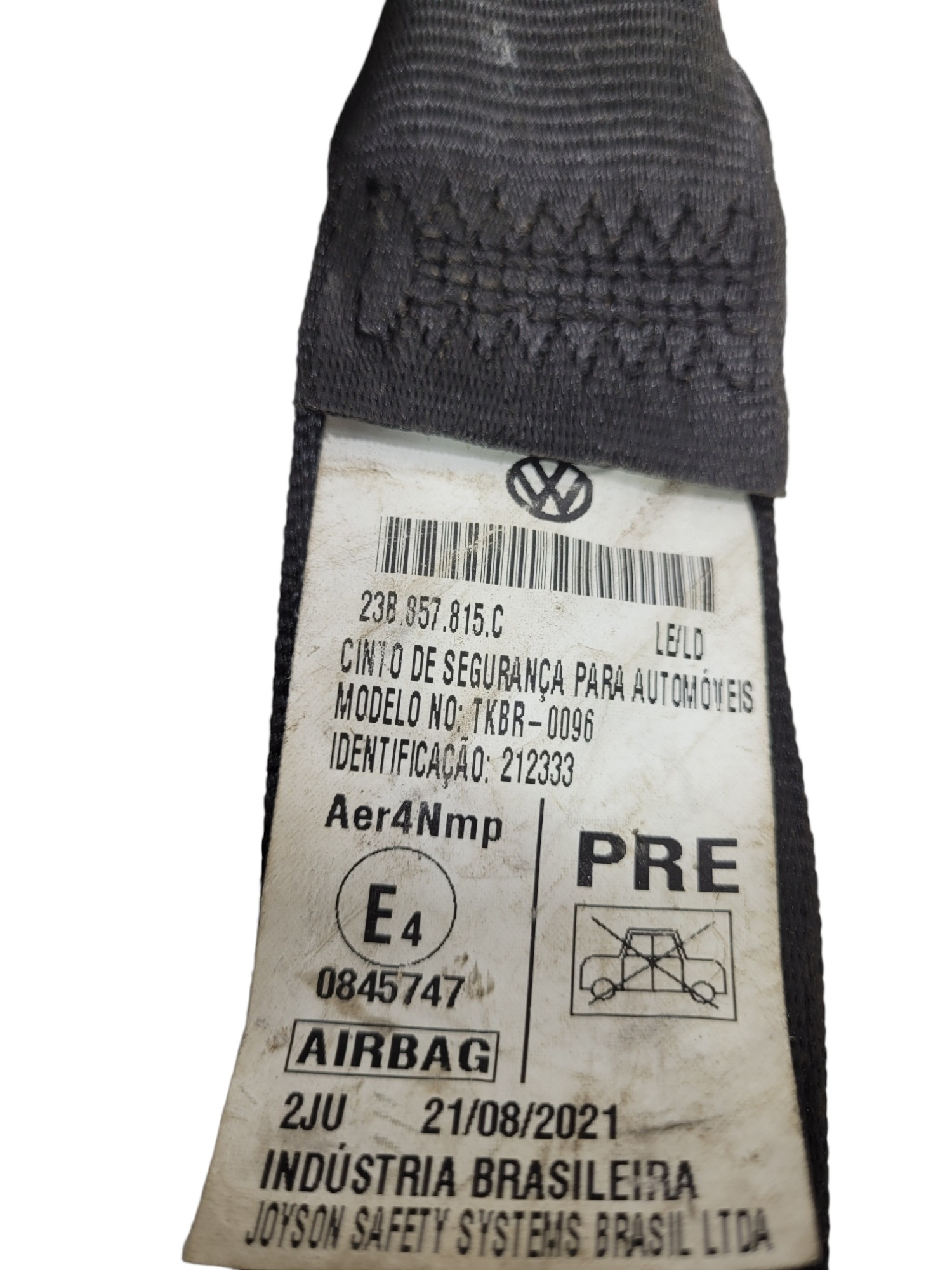 Cinto Segurança Vw Delivery 23B857815C 5