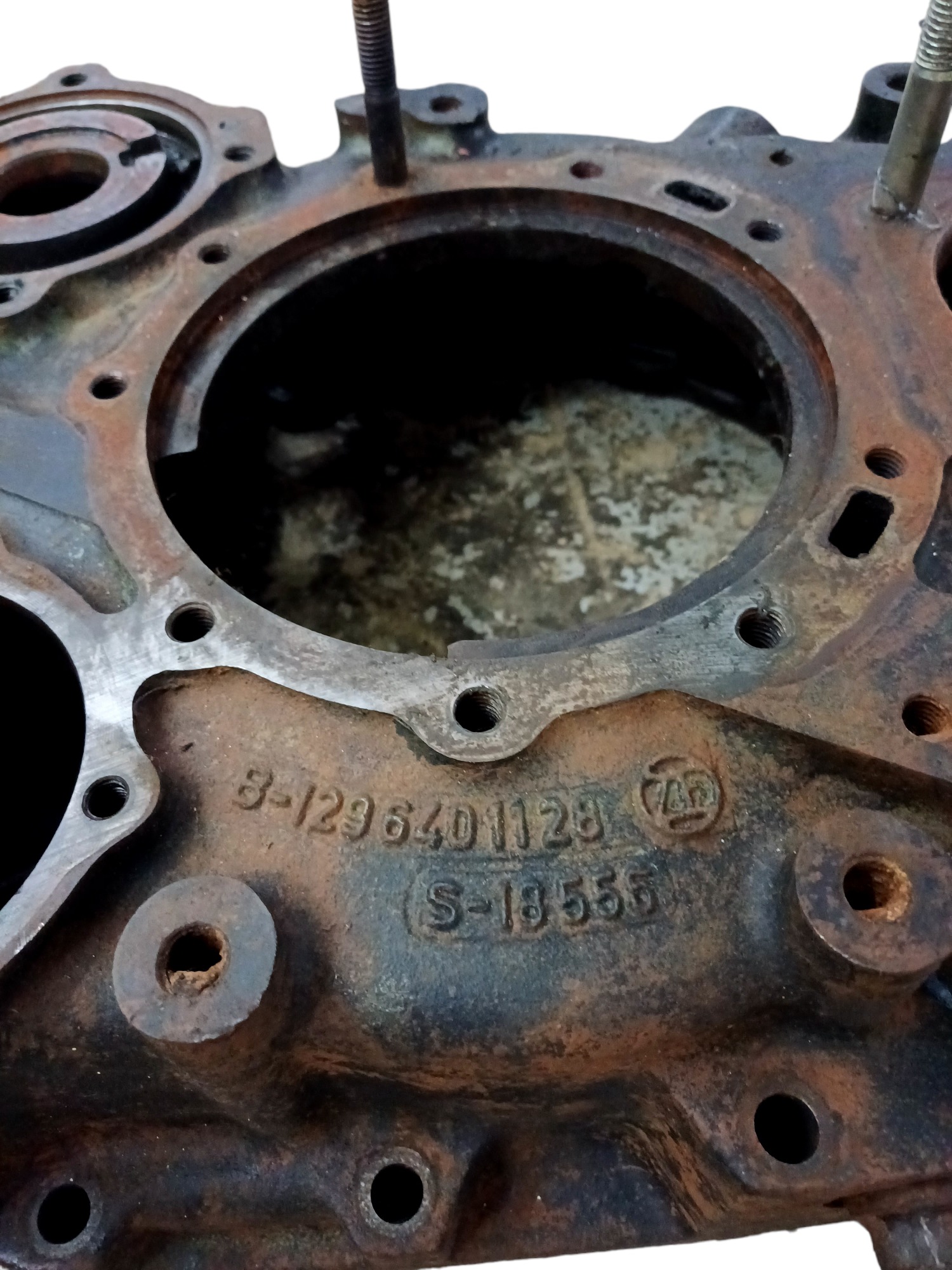 Tampa Carcaça Traseira Câmbio Zf M Benz 1296401128 6