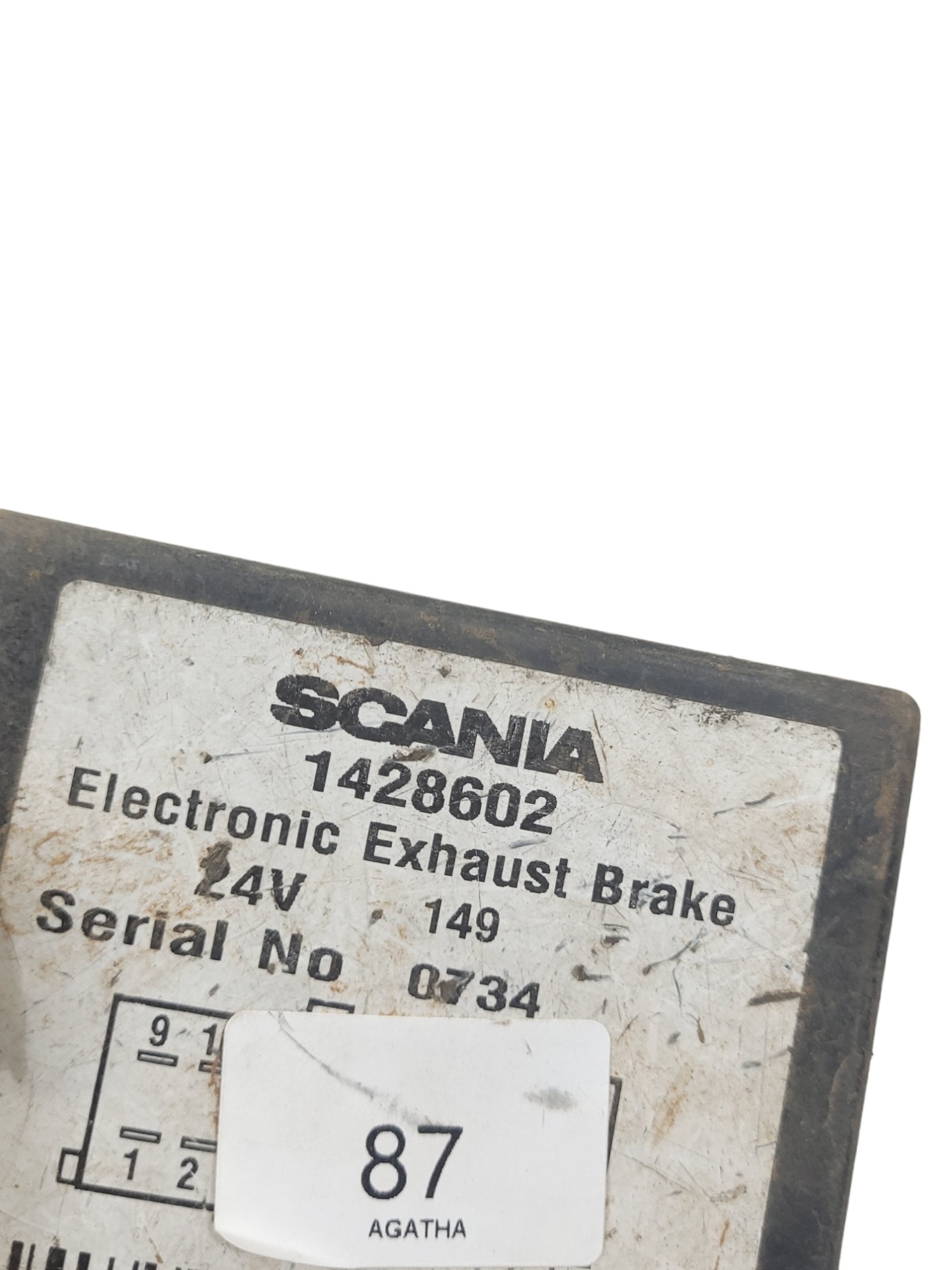 Módulo Controle Eletrônico Freio Motor Scania 124 1428602 5