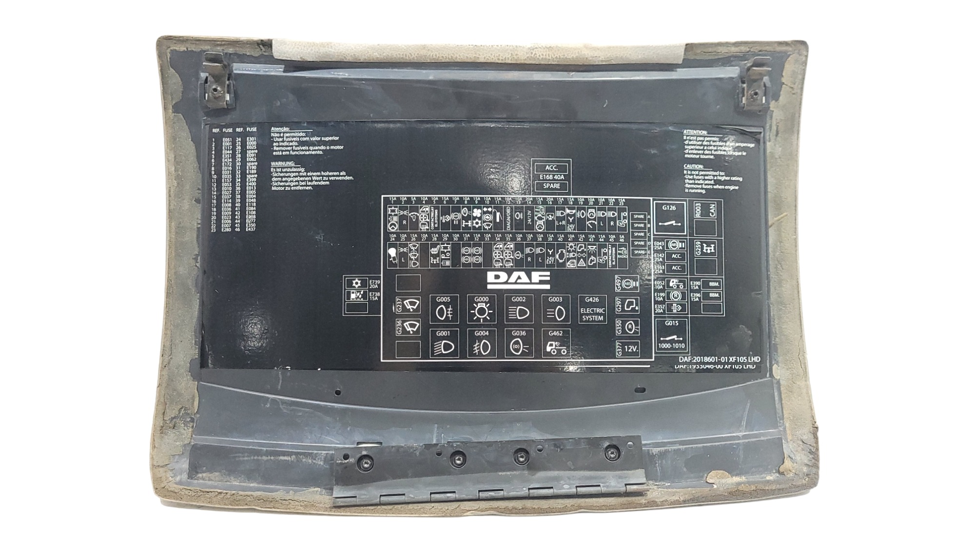 Tampa Caixa Fusivel Daf 2