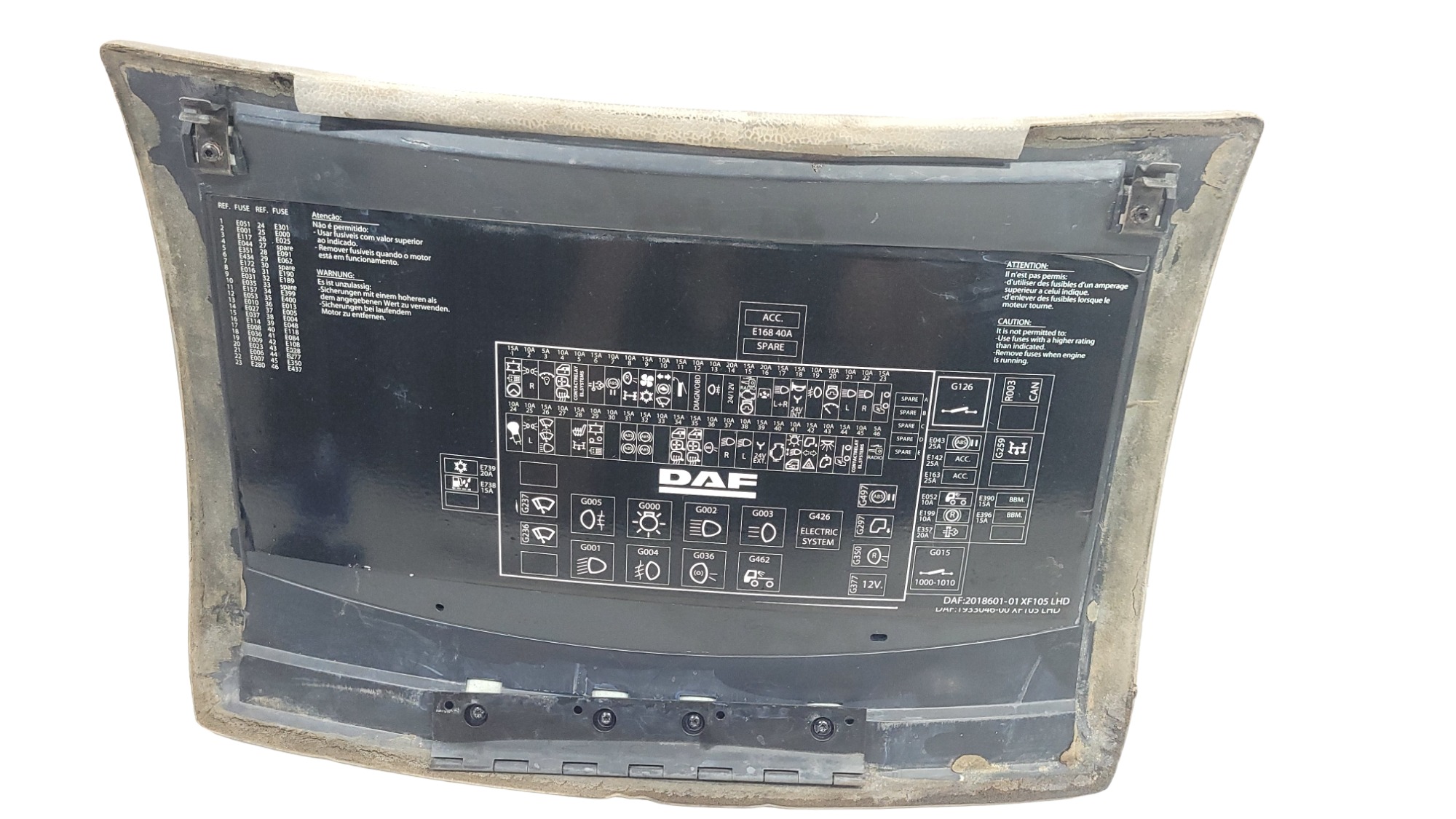 Tampa Caixa Fusivel Daf 4
