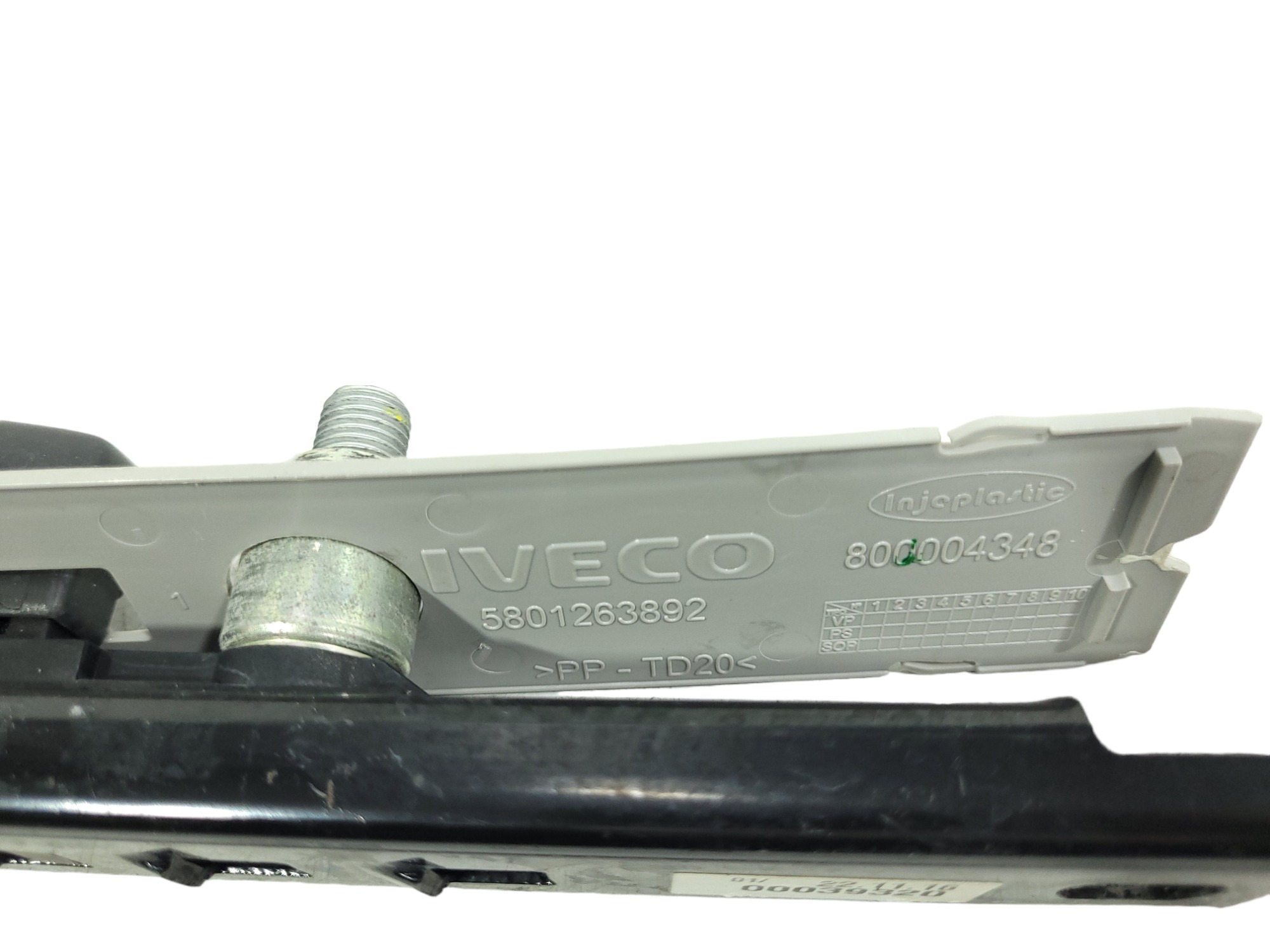 Suporte Regulagem Cinto Esquerdo Iveco  5801263892 5