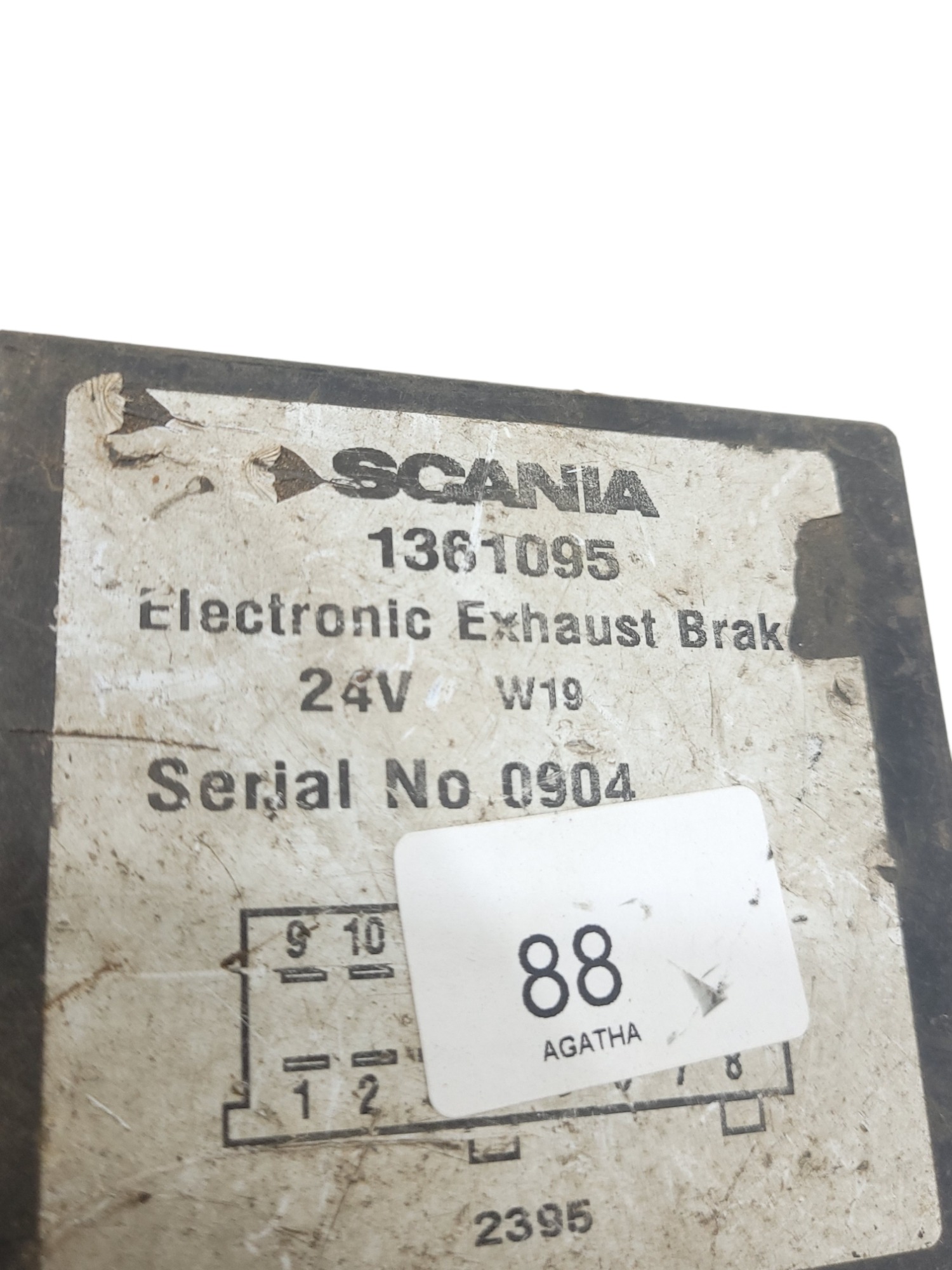 Módulo Controle Eletrônico Freio Motor Scania 124 1361095 5