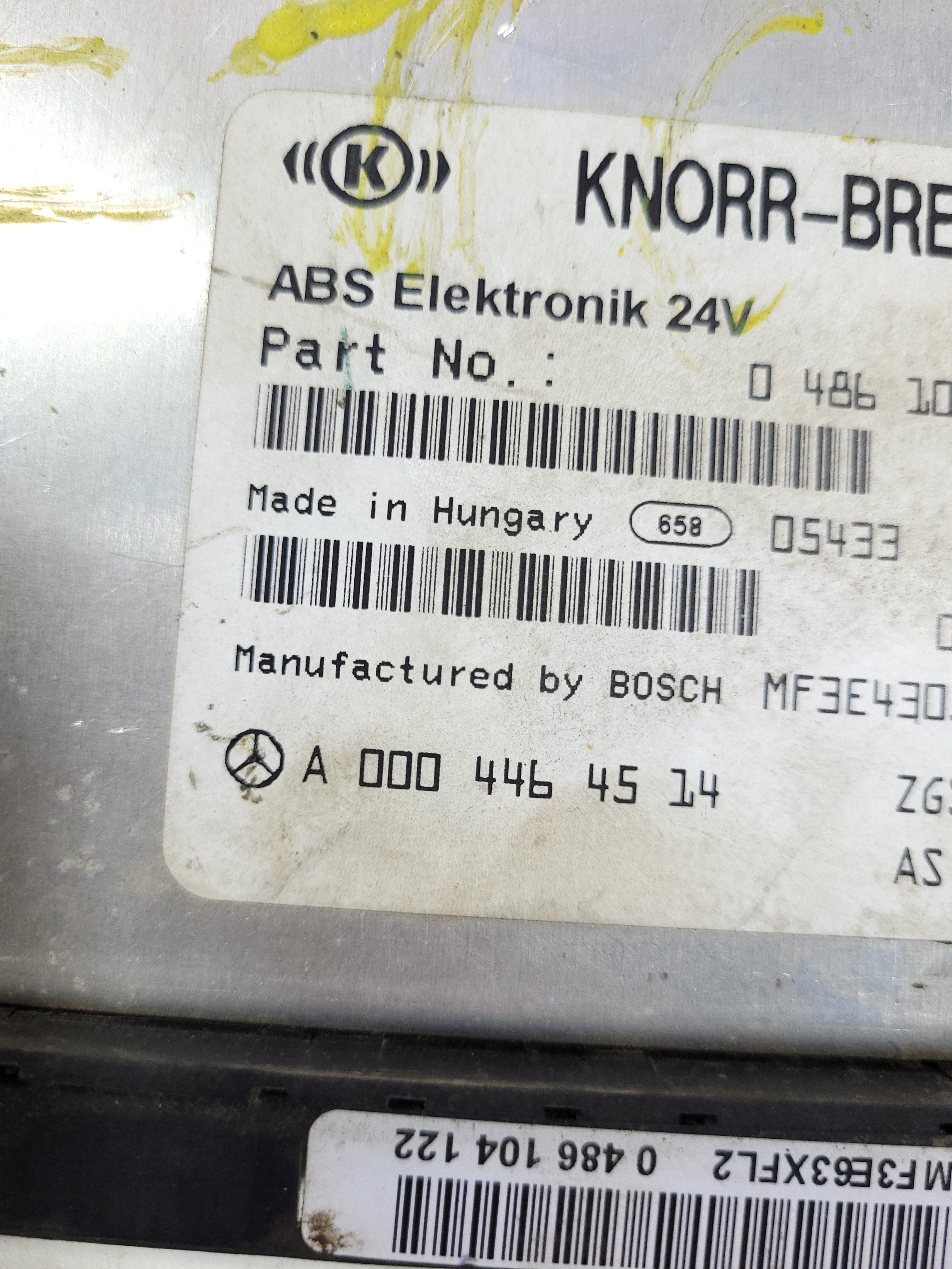 Módulo Abs M. Benz 1620 2001 – A0004464514 5