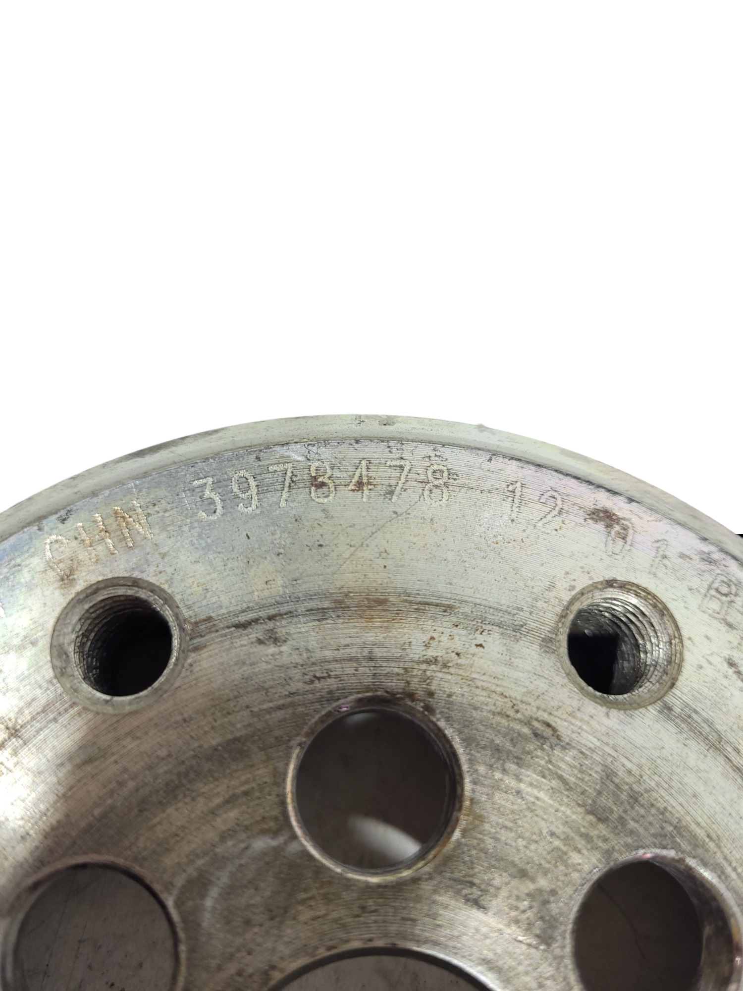 Flange Da Polia Do Virabrequim Ford Cargo 816 3978478 6