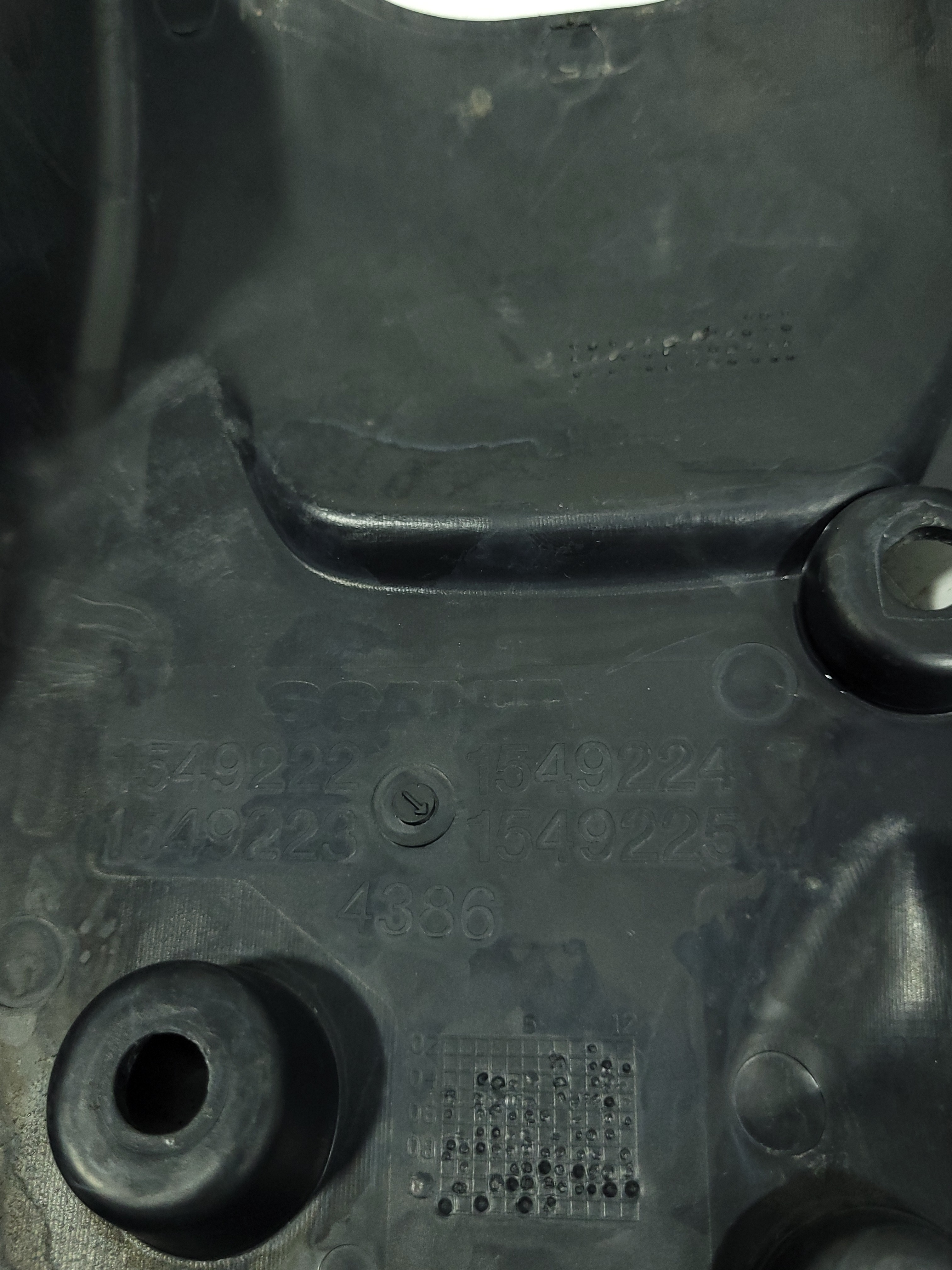 Acabamento Coluna Direção Inferior Scania  1549222 5