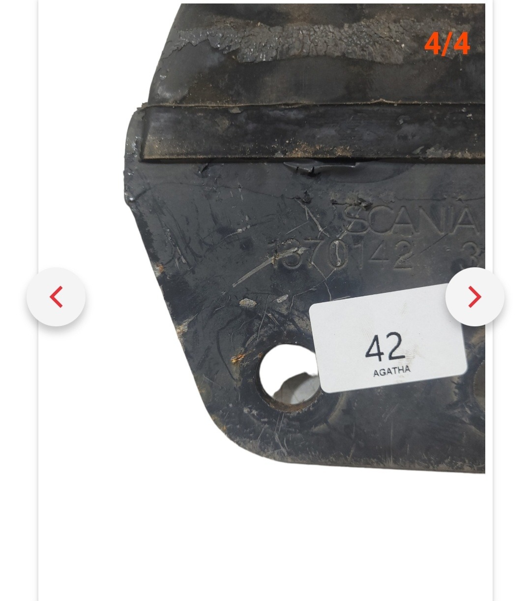 Coxim Traseira Scania S4 1370142 4