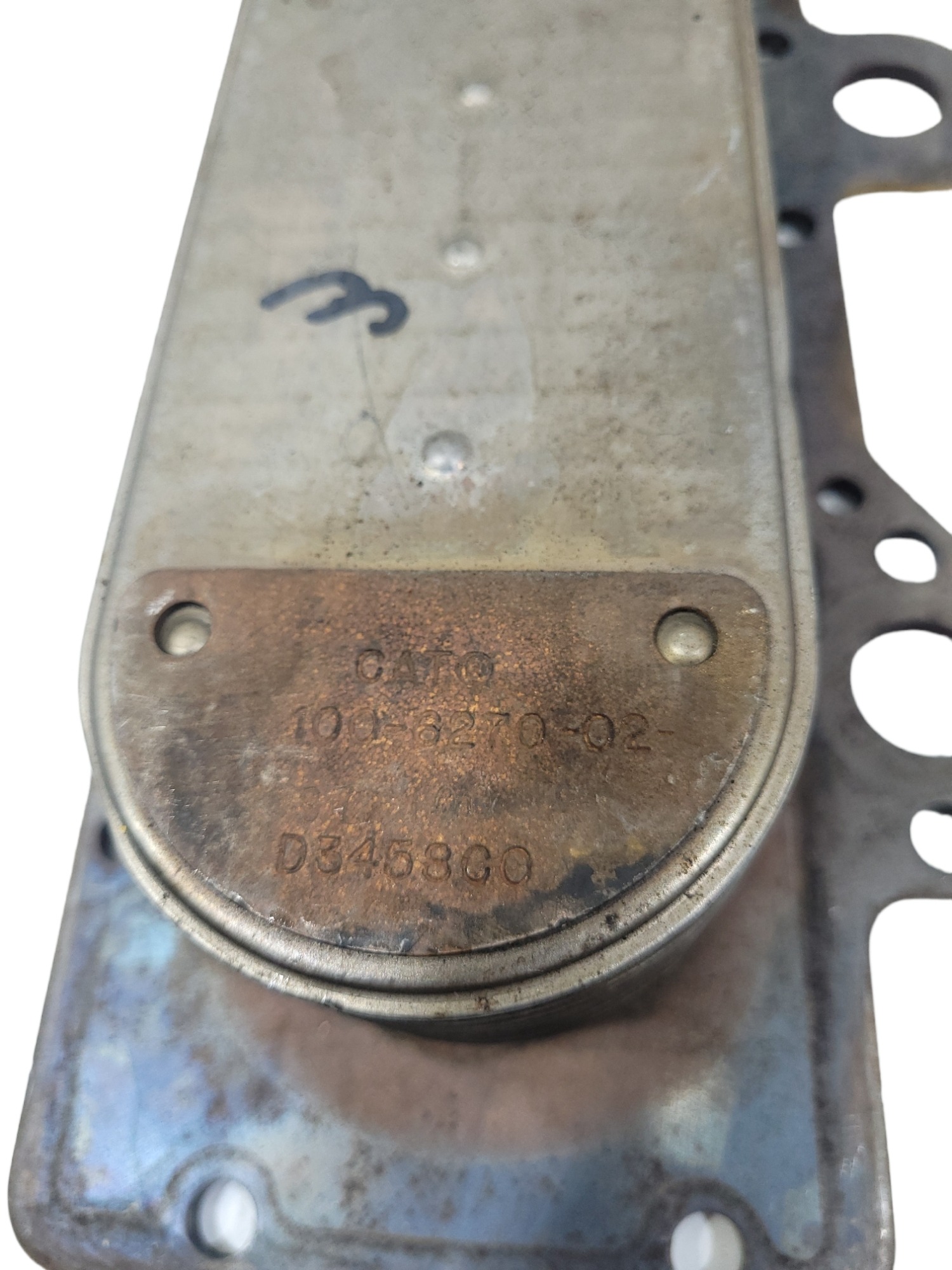 Radiador De Óleo Motor Caterpillar 3126b 100627002 5