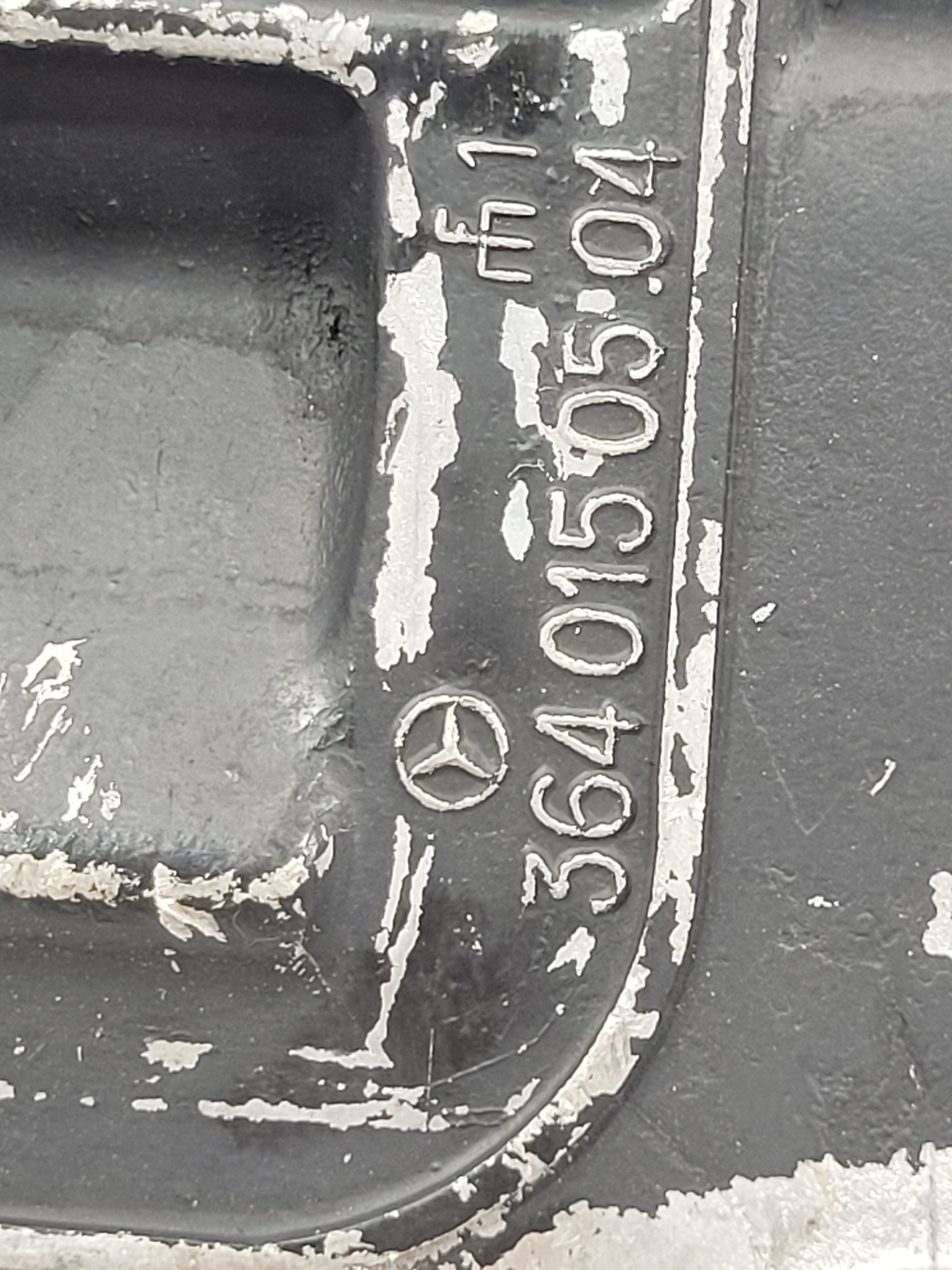 Tampa Lateral Motor M Benz Om364 3640150504 5