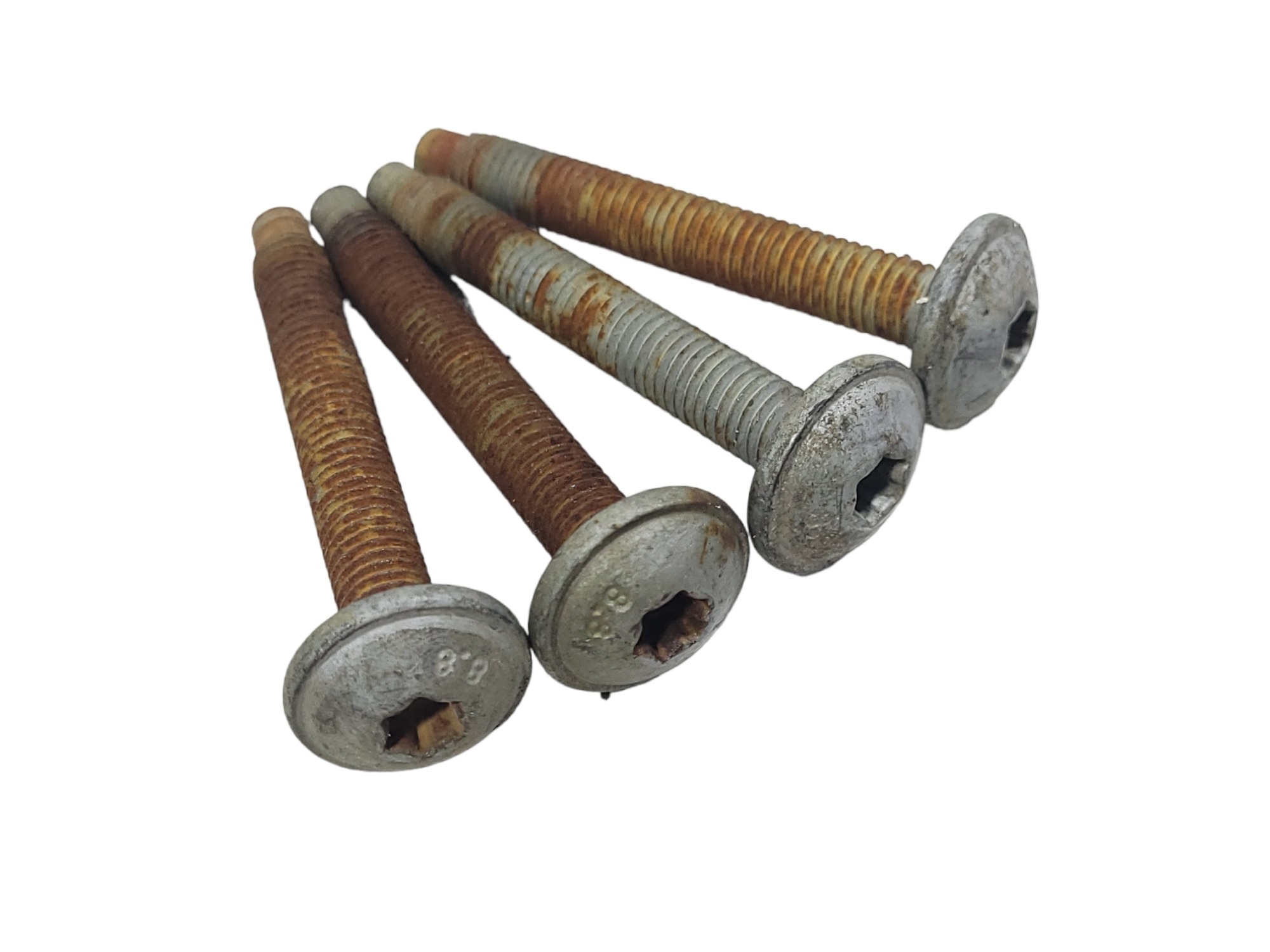Kit 4 Parafusos Suporte Filtro Diesel Ford Cargo 4