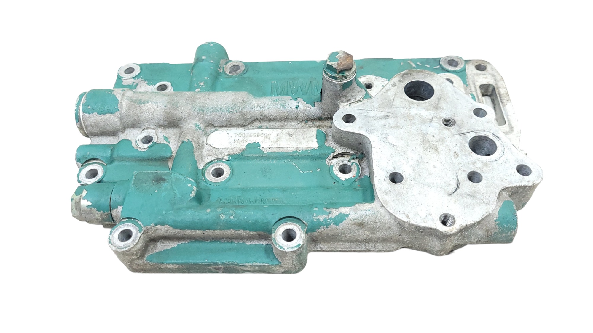Cabeçote Filtro Lubrificante Motor Mwm 7003659c91 1