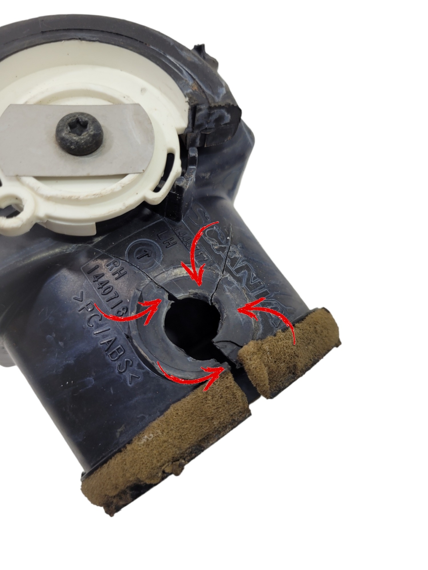 Carcaça Suporte Difusor Ar Scania 6