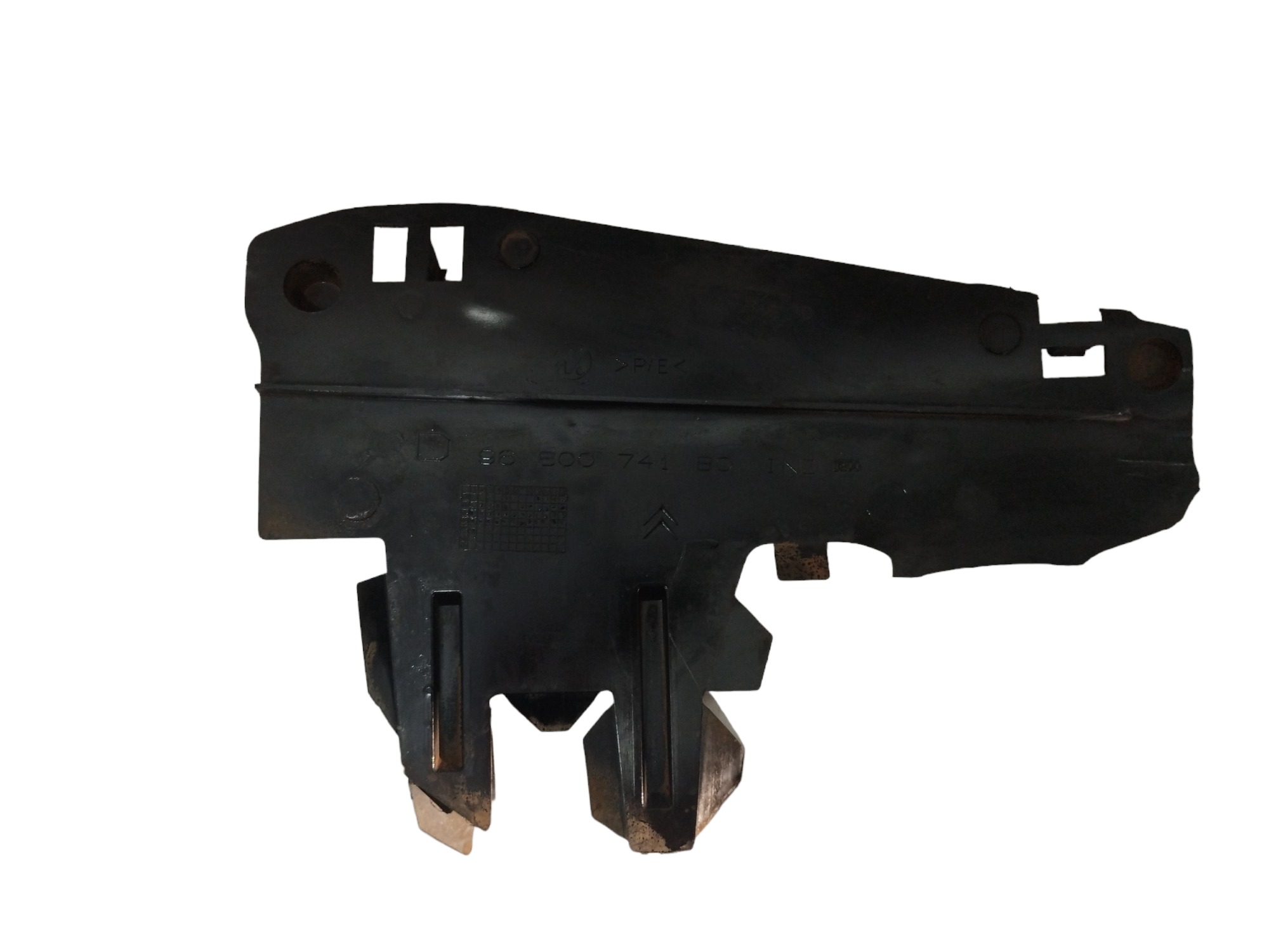 Cobertura Direita Do Radiador Citroen C3 1.4 2006 9680074180 Preto 2