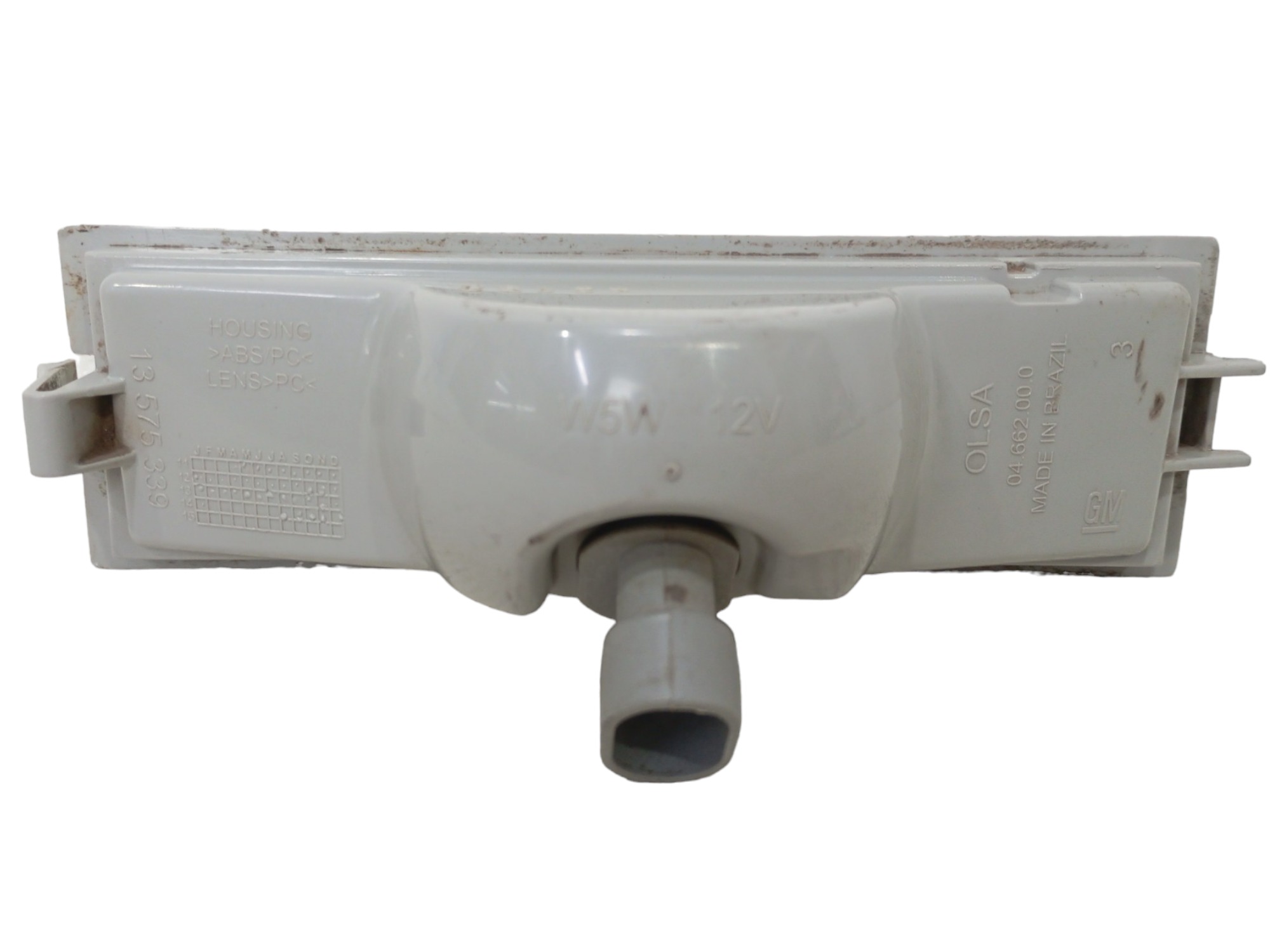 Lanterna Luz Placa Onix Prisma 2013 A 2016 Com Soquete 5