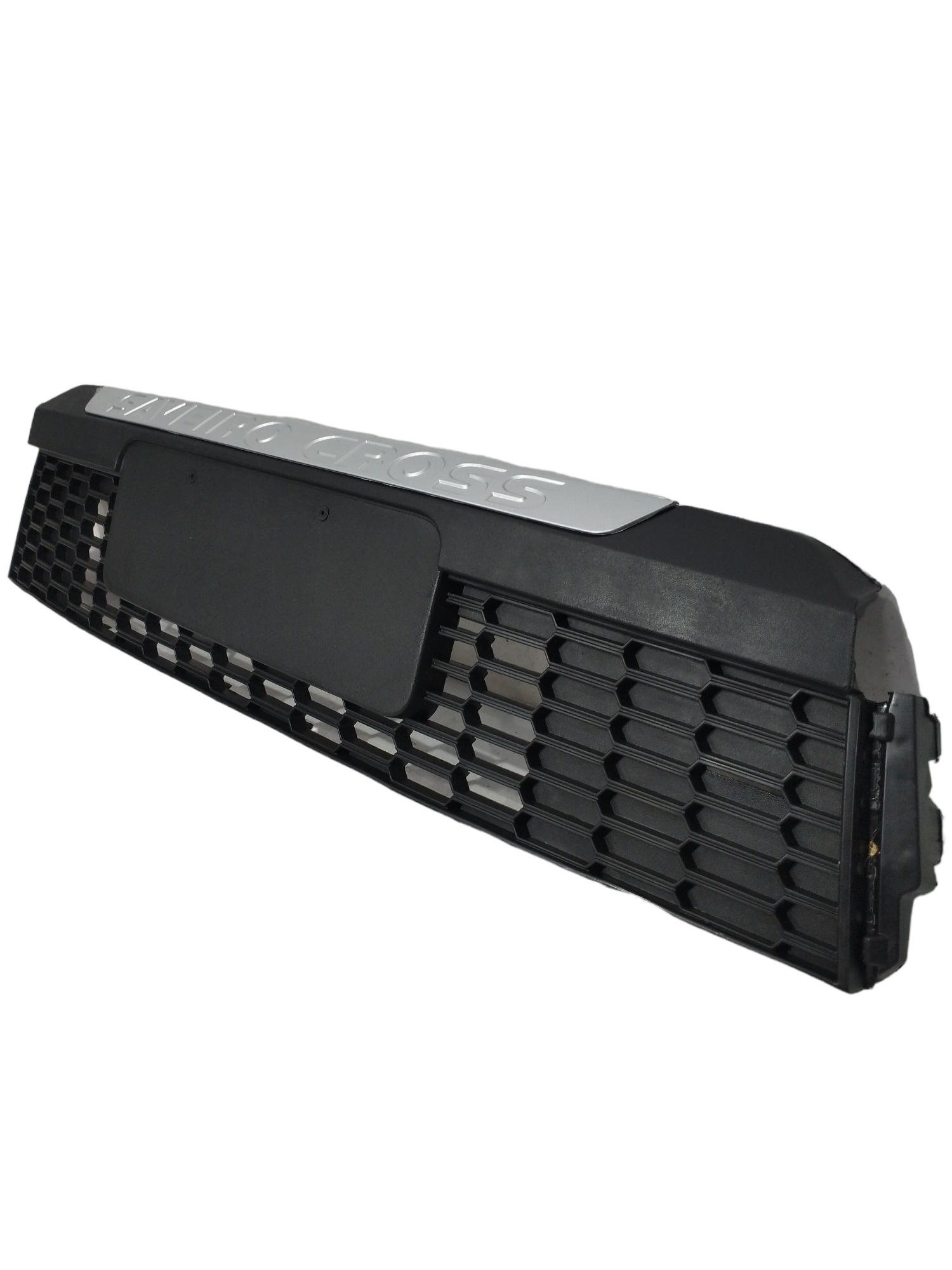 Grade Dianteira Inferior  Gol Saveiro G7 2017 Friso Prata 4