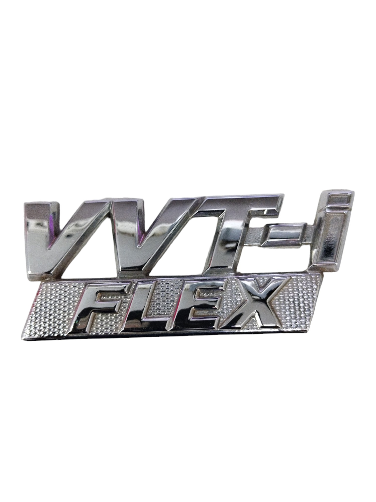 Emblema Adesivo Vvt-i Flex Corolla 2009 A 2014 Prata Cromado 1