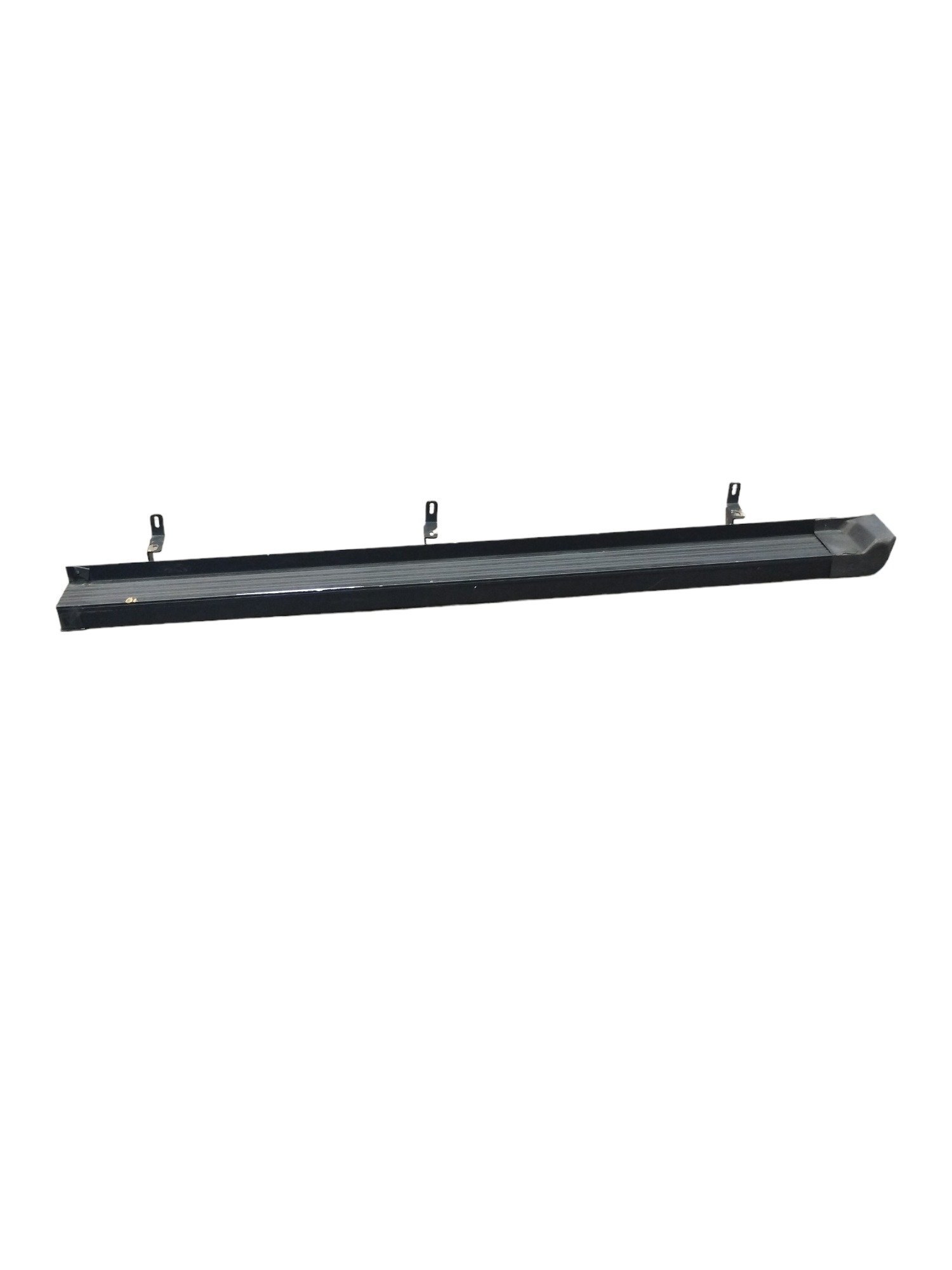 Estribo Cabine Dupla Alumínio C/ Detalhe S10 2001 A 2011  Preto 4