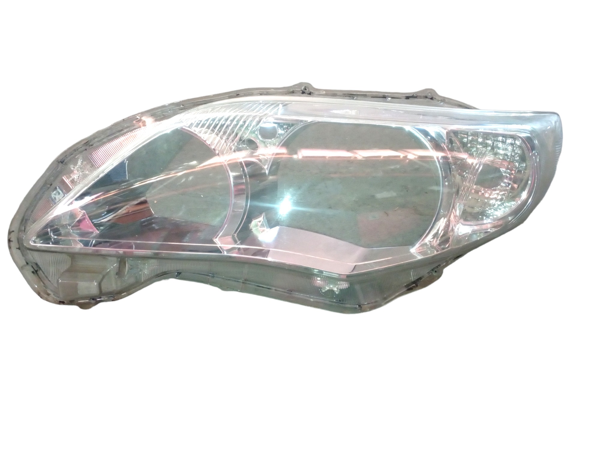 Lente Farol Esquerdo Corolla 2012 A 2014  Acrílico 1