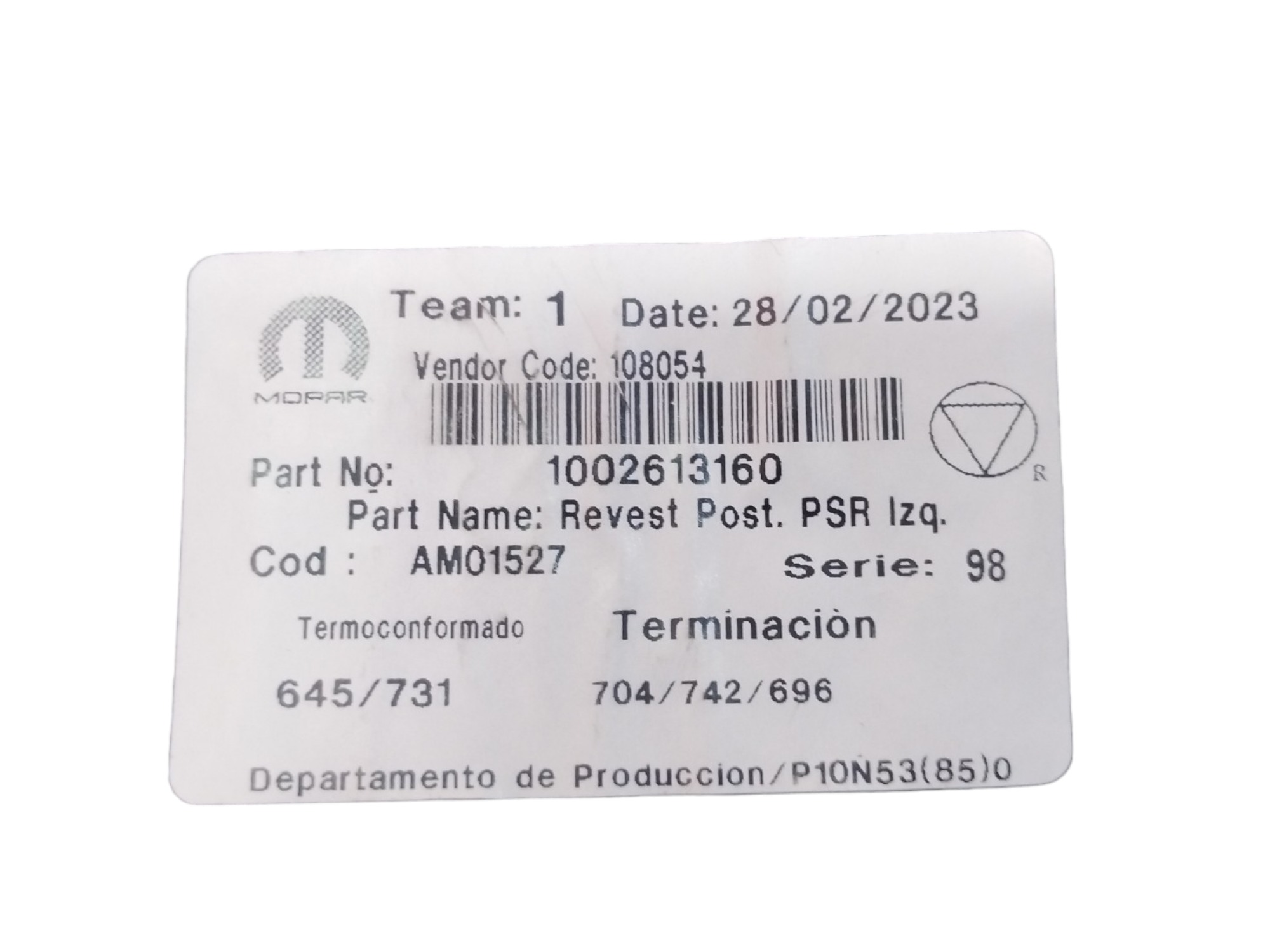Carpete Lateral Porta Malas Cronos 2017 A 2023 8
