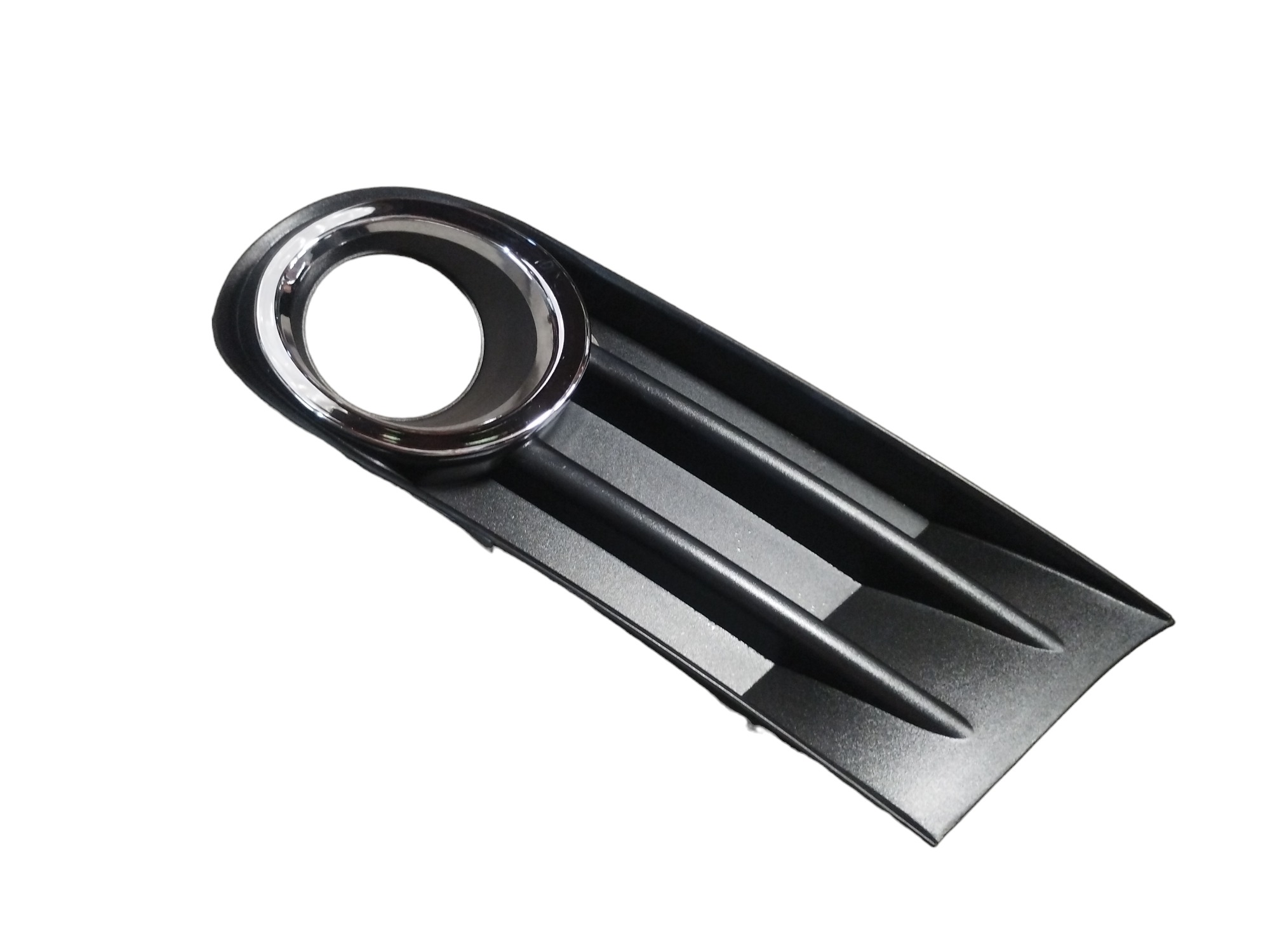 Grade Milha Gol G5 Esquerdo Com Furo Aro Cromado 2