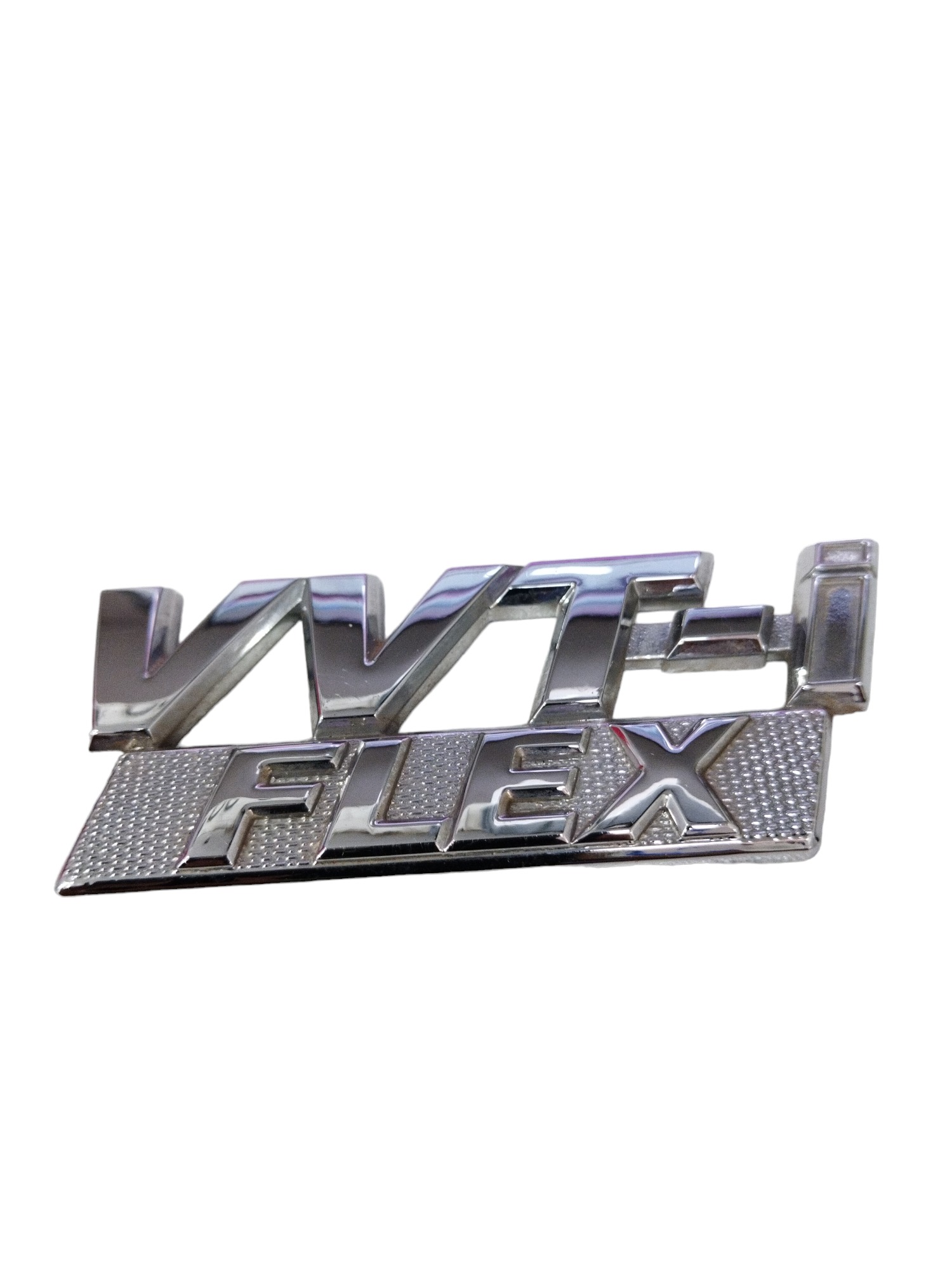 Emblema Adesivo Vvt-i Flex Corolla 2009 A 2014 Prata Cromado 2