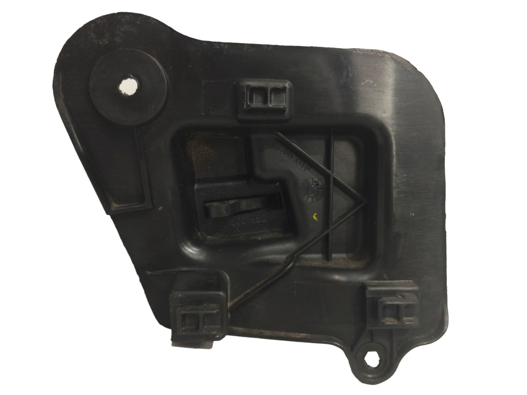 Maçaneta Interna Traseira Direita Meriva 2003 A 10 93385331p Preto Traseira 5