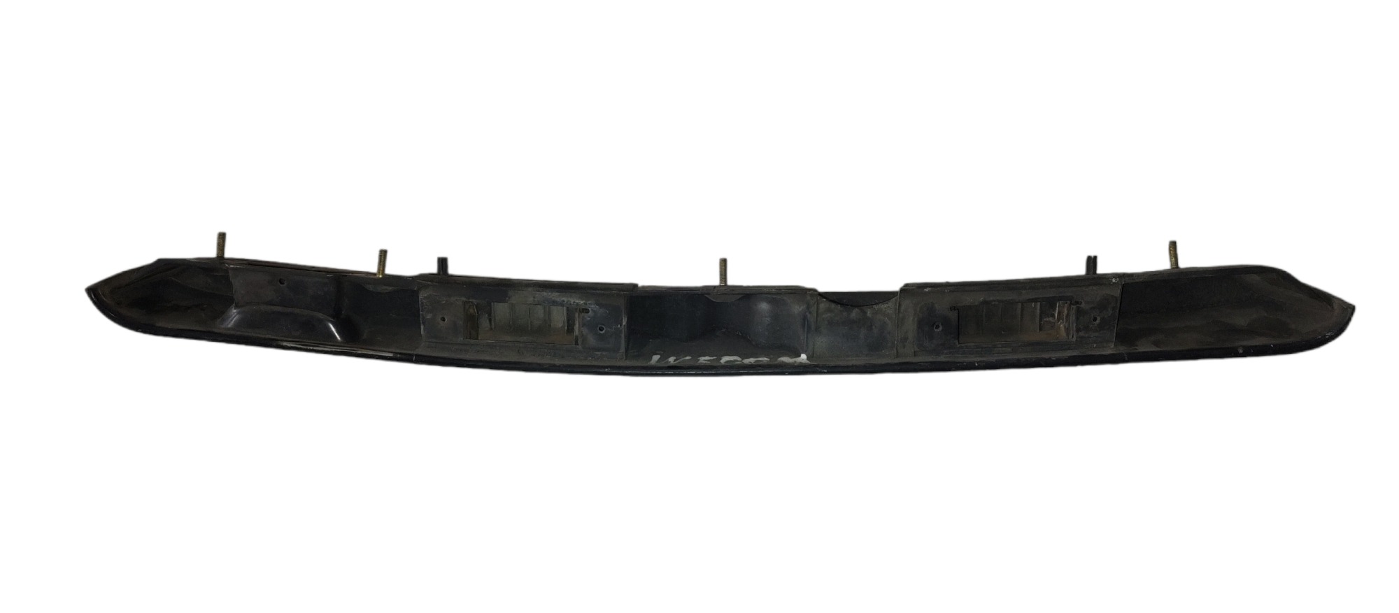 Friso Luz De Placa Gm Corsa Wagon Preto 3