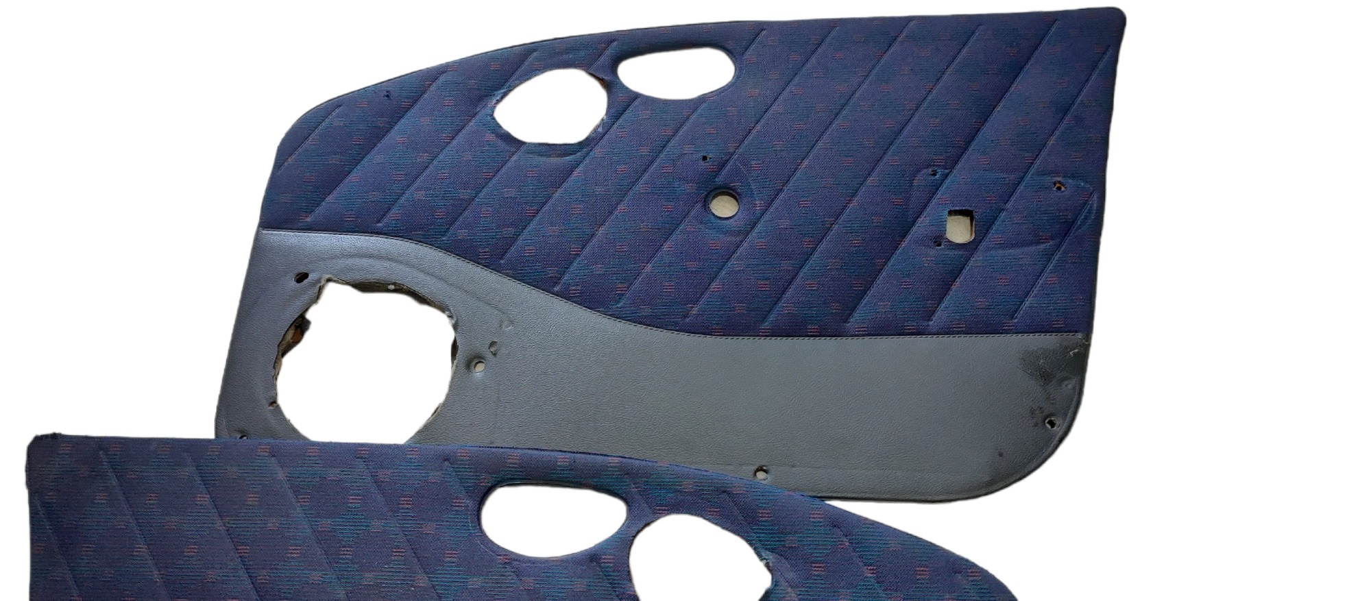 Par Forro De Porta Dianteiro Fiat Palio 4p Azul/cinza 2