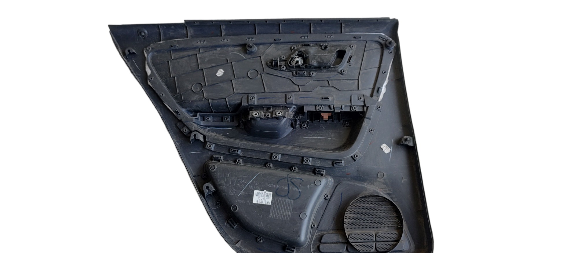 Forro De Porta Traseiro Direito Vw Crossfox 2009 Cinza 3