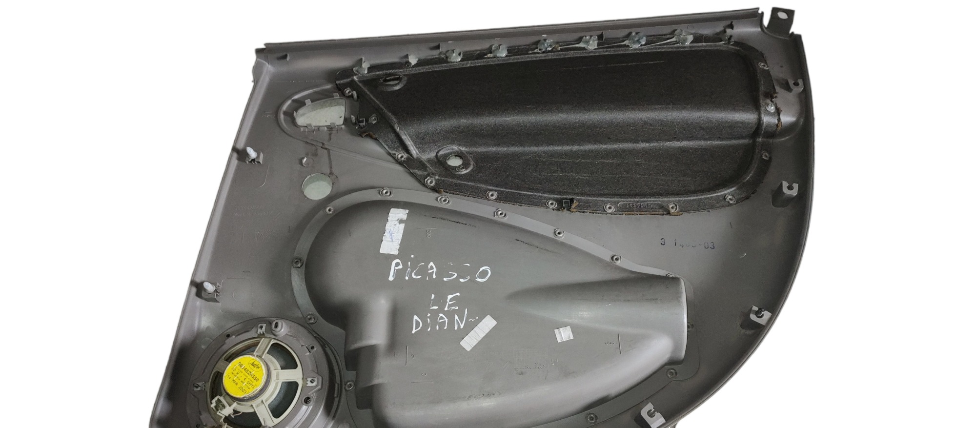 Forro De Porta Dianteira Esquerda Citroen Picasso  Cinza 3