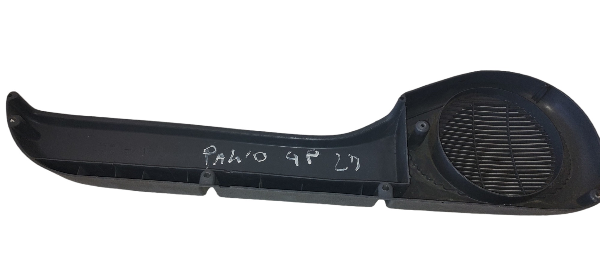 Moldura Porta Objetos Lado Direito Fiat Palio 4p Cinza 2