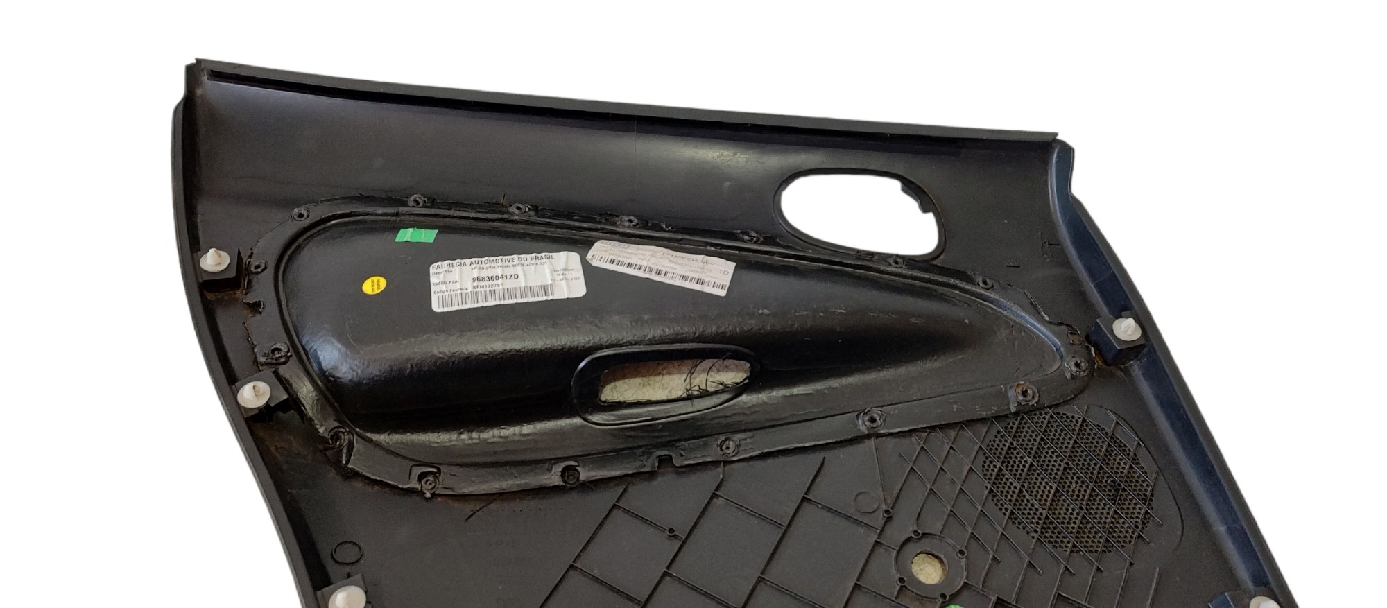 Forro De Porta Traseira Direita Peugeot 206 Preto 6