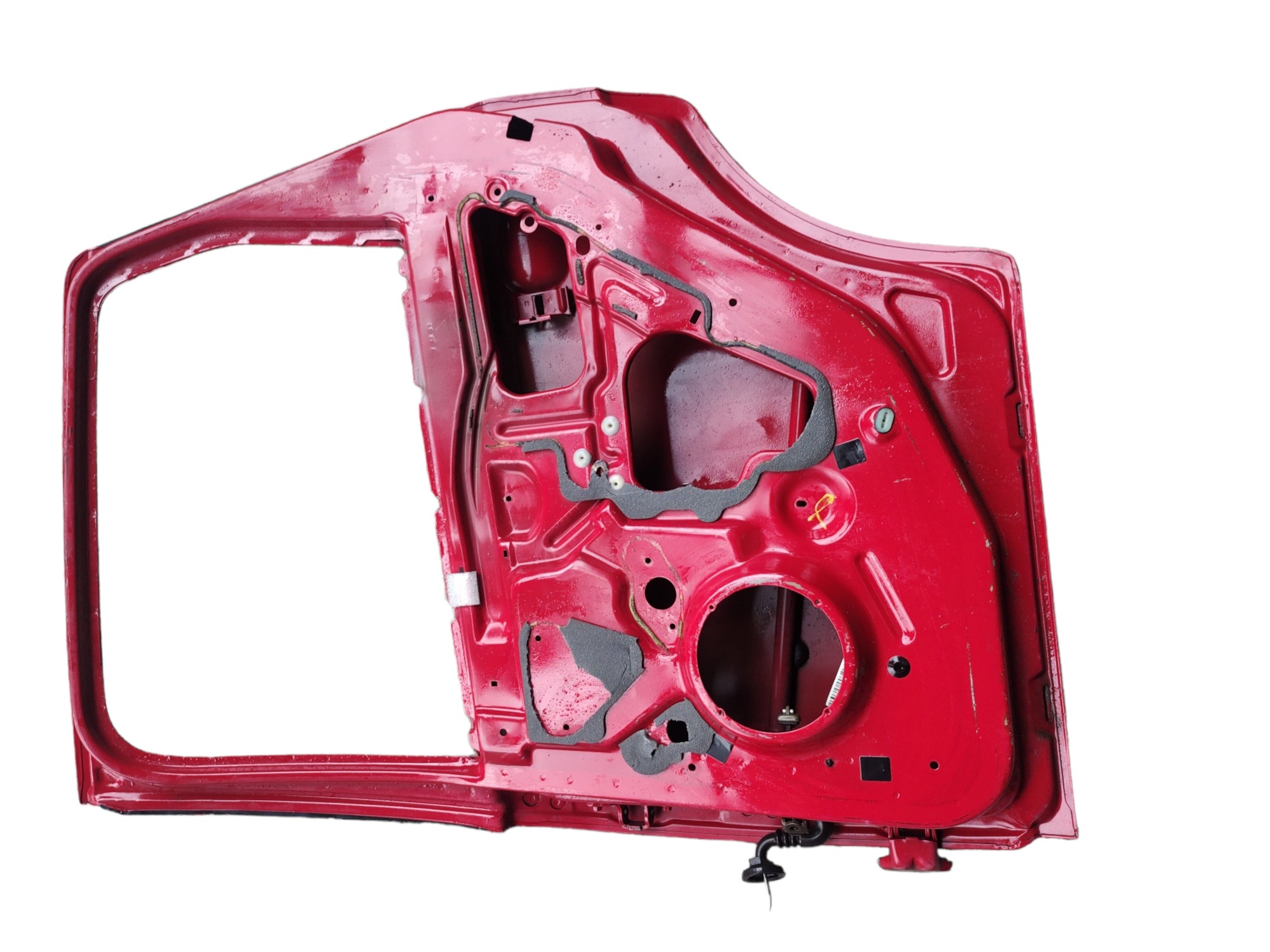 Porta Traseira Direita Ford Fiesta 2007 Traseira Vermelho 2