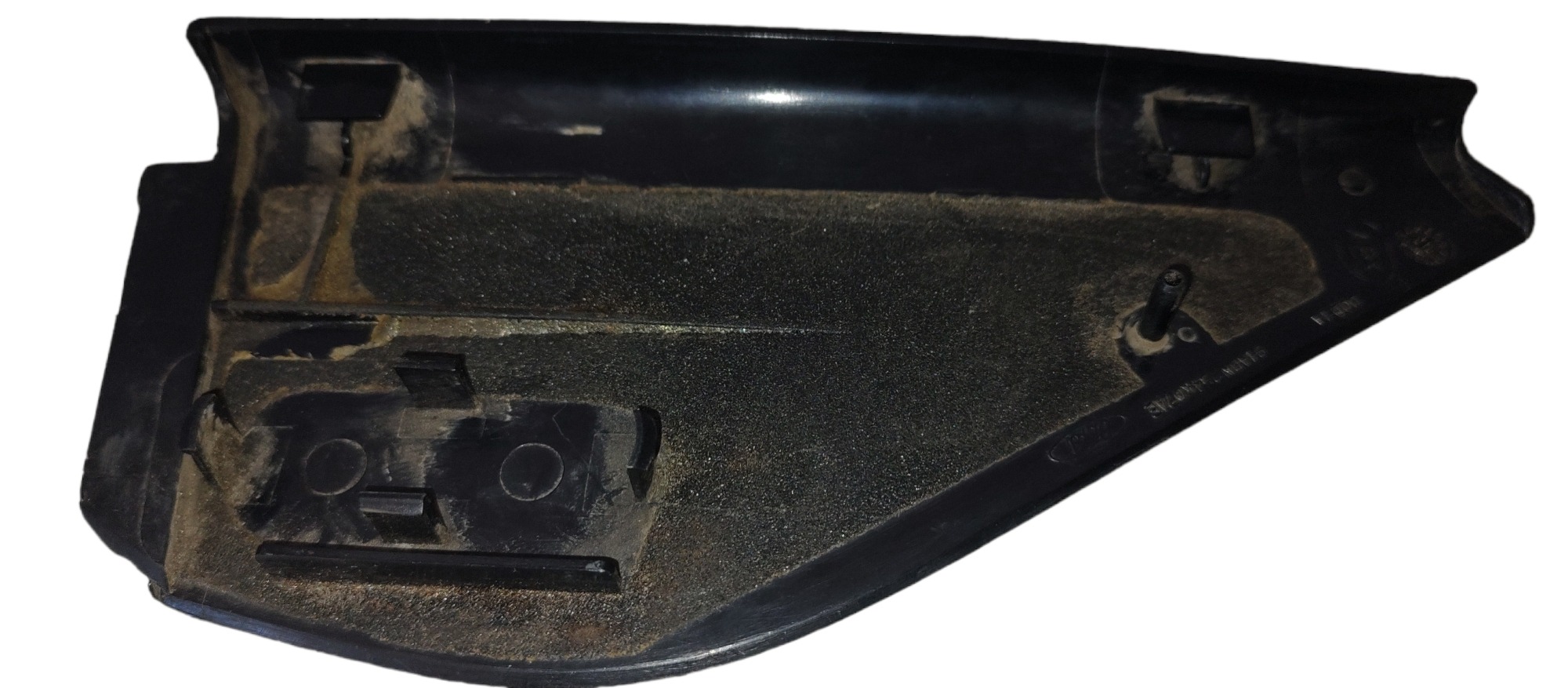 Acabamento Moldura Retrovisor Ford Escort Gl 1999 Preta 2