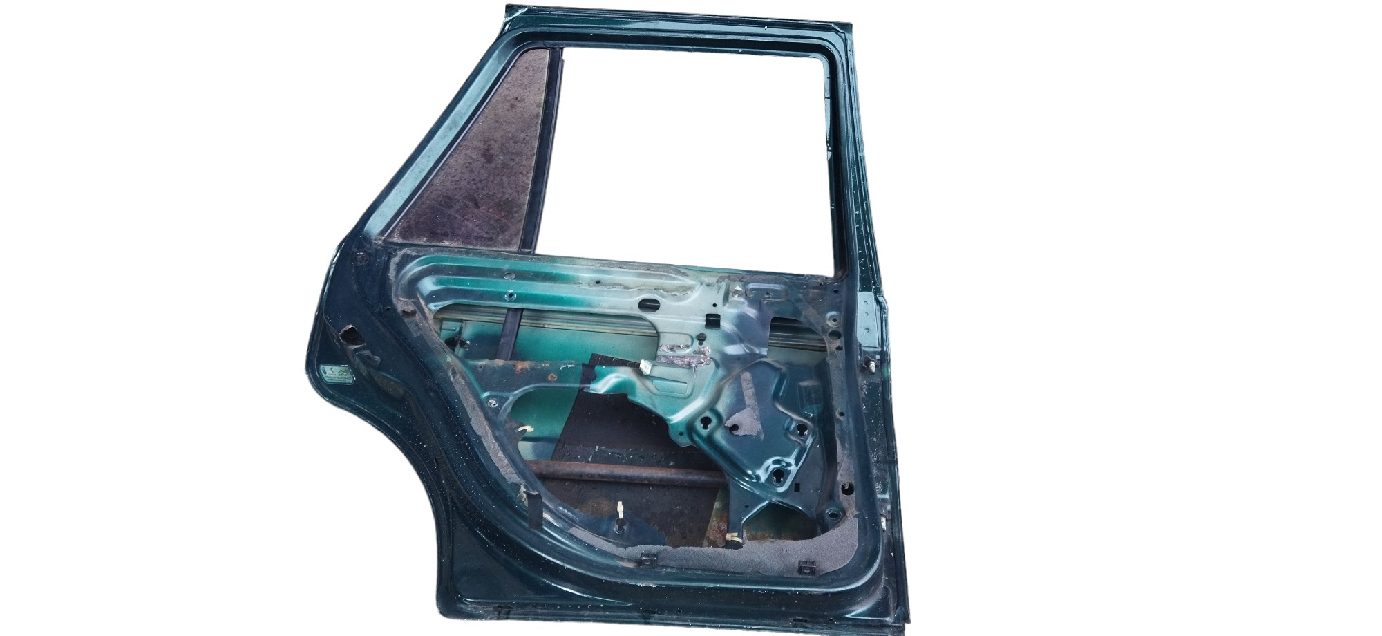 Porta Traseira Esquerda Vw Parati Cl 1998 C/detalhes Traseira Esquerda Verde 7