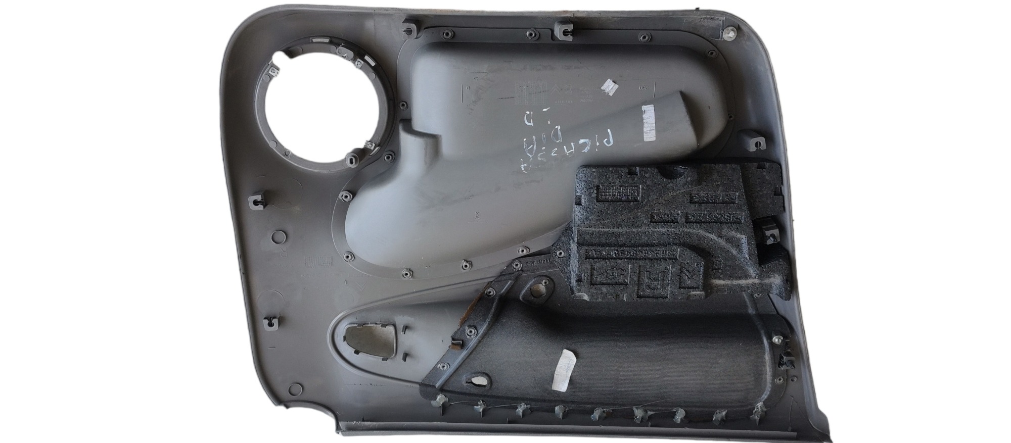Forro De Porta Dianteira Direita Citroen Picasso Cinza 6