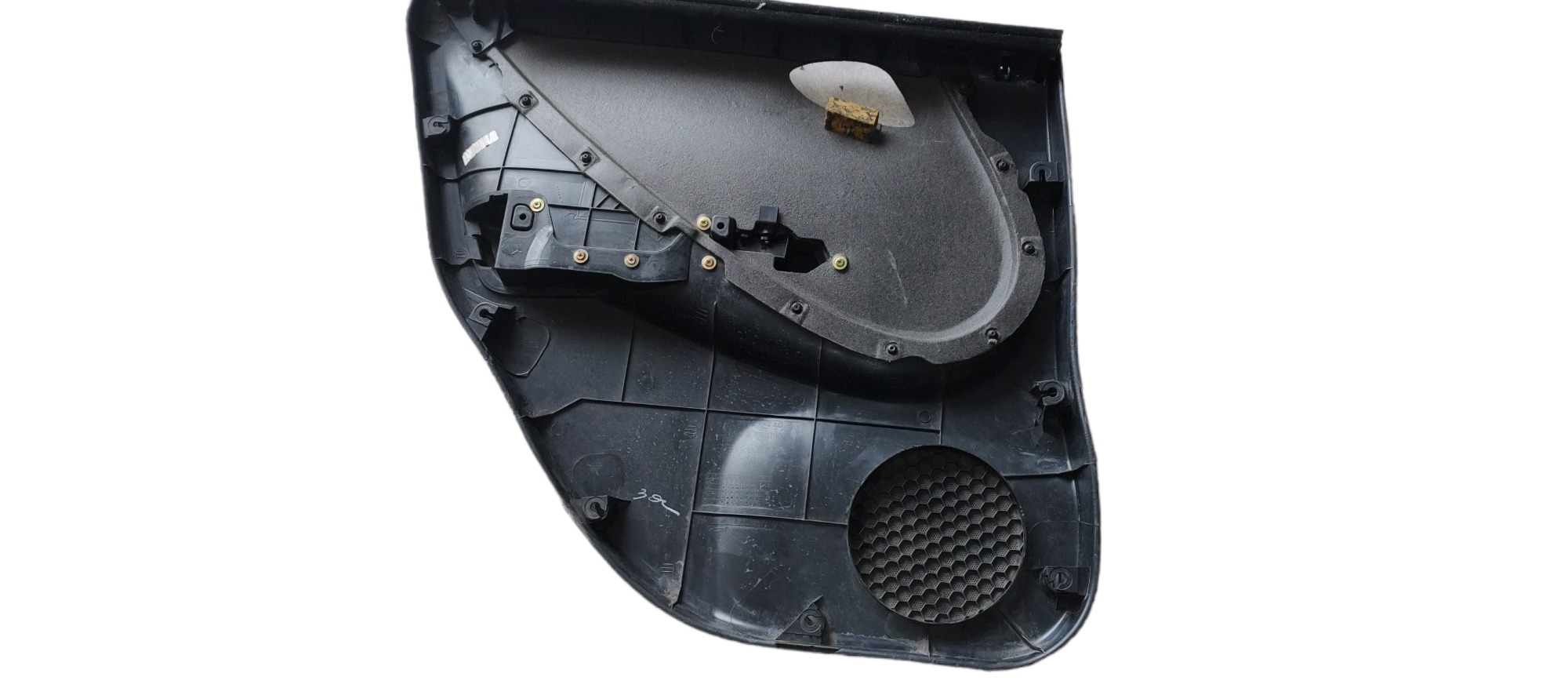 Forro De Porta Traseira Honda Fit 2003 Preto 4