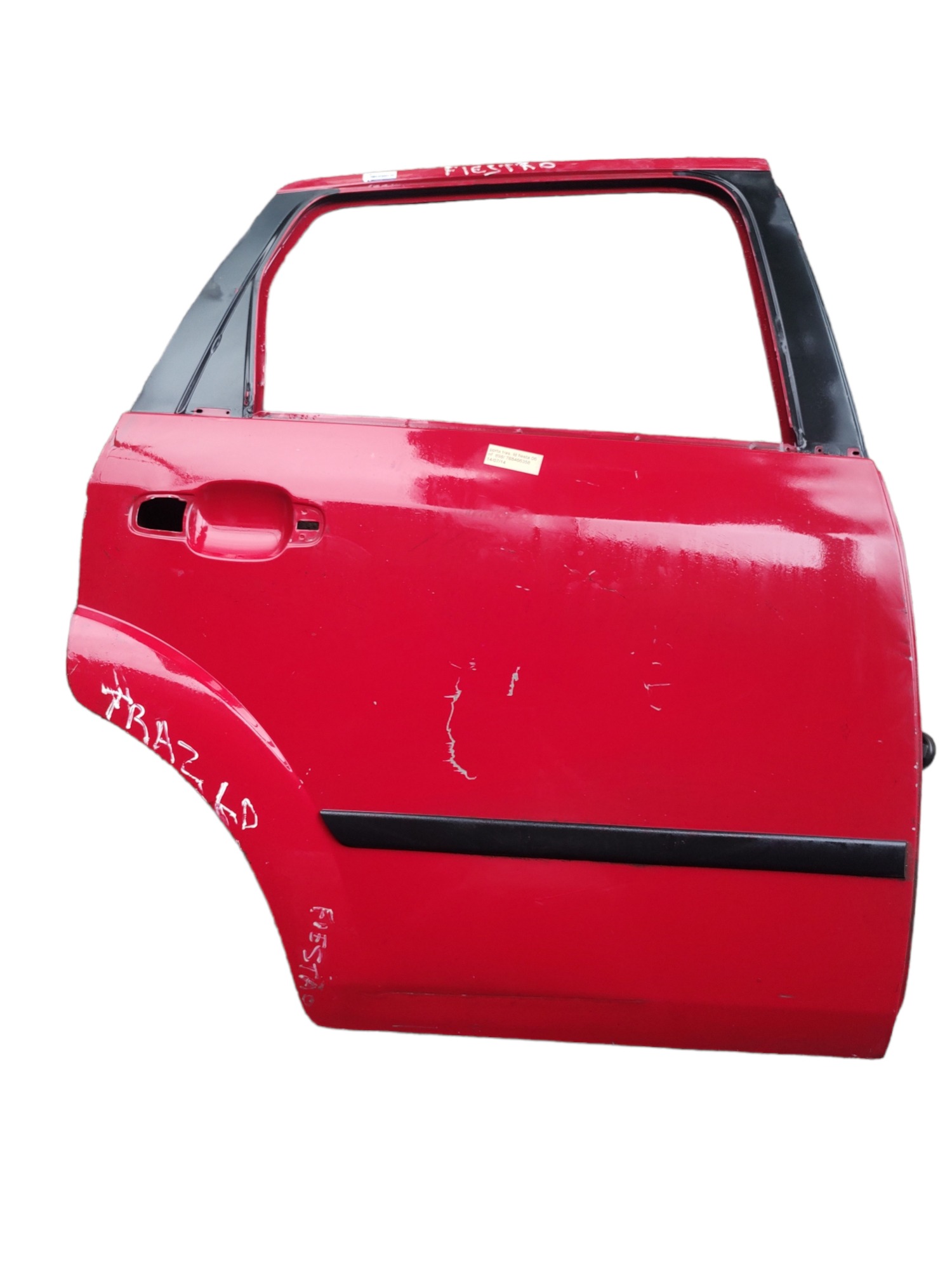 Porta Traseira Direita Ford Fiesta 2007 Traseira Vermelho 1