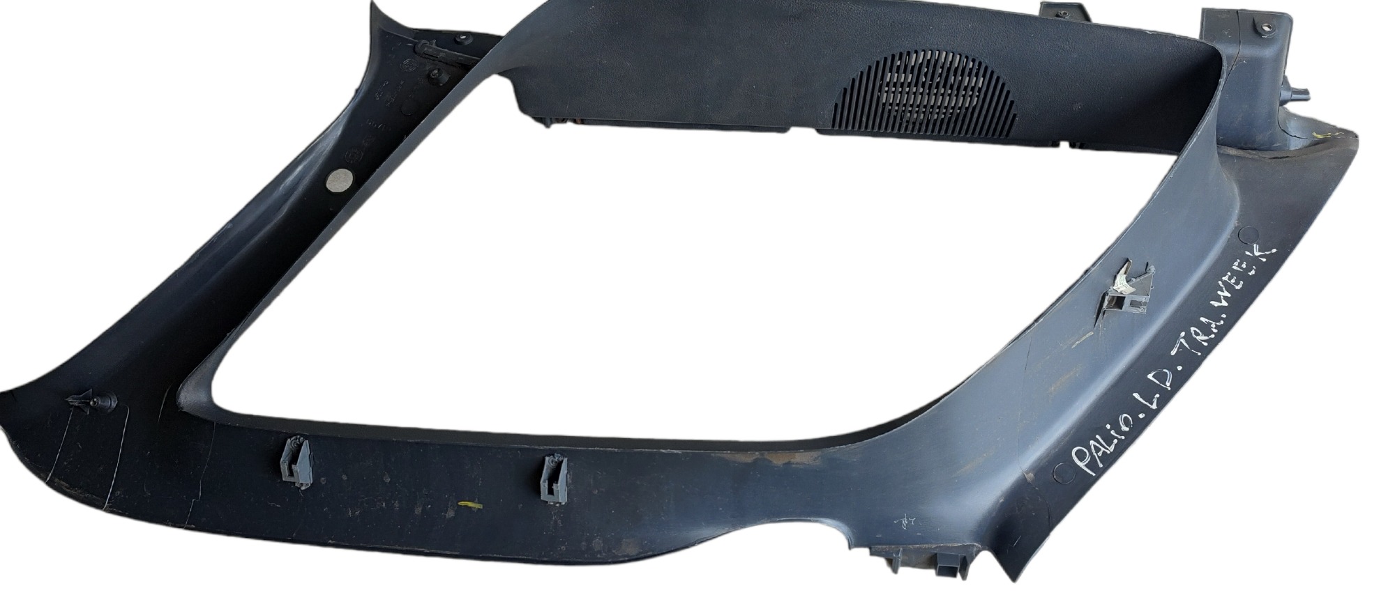 Suporte Bagagito Lado Direito Fiat Palio Weekend 2000 Preto 4