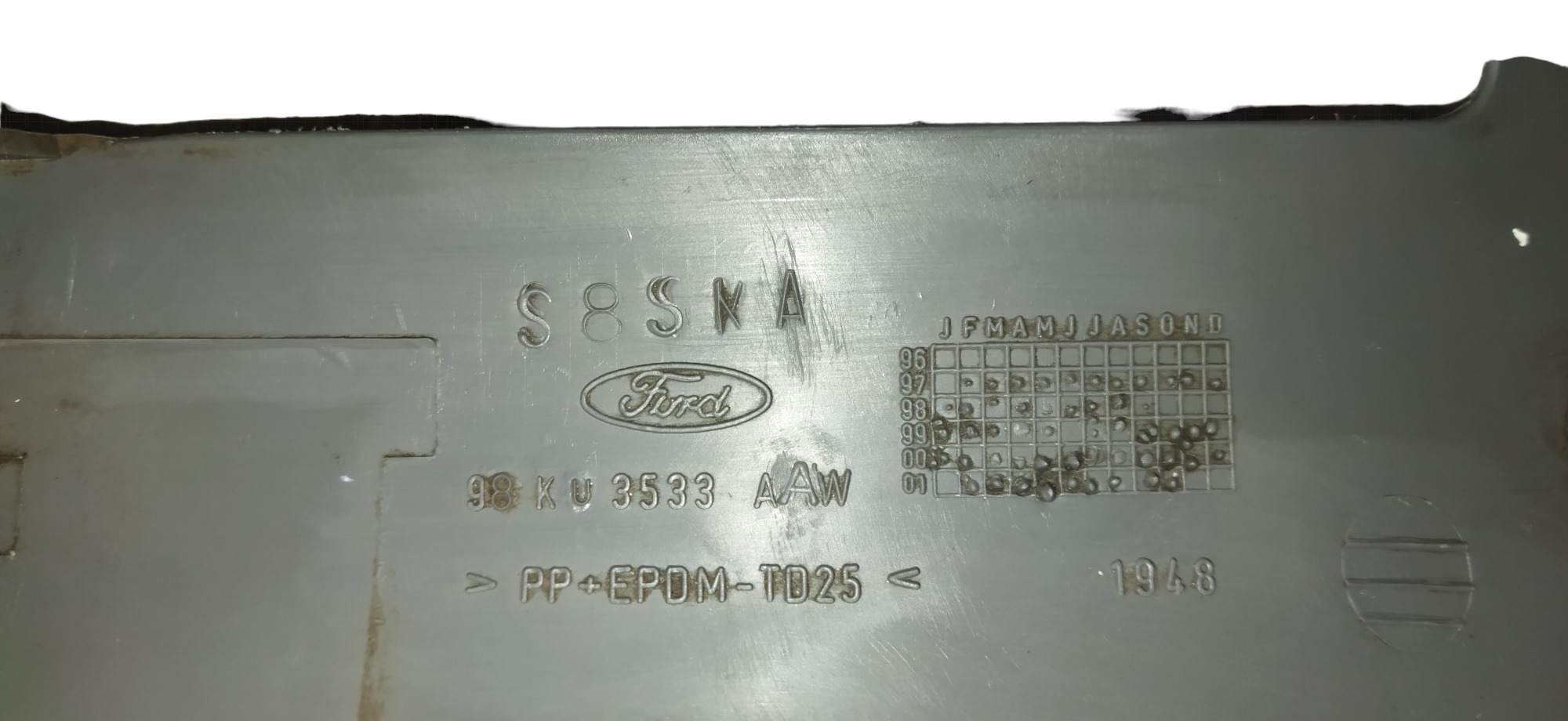 Moldura Inferior Capa De Seta Ford Ka 97 A 07 1