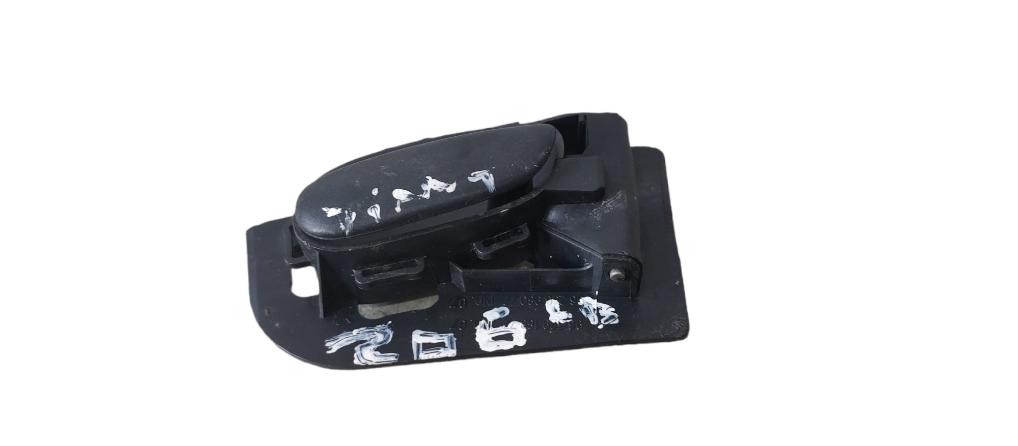 Maçaneta Interna Traseira Direita Peugeot 206 Preto Traseira 8