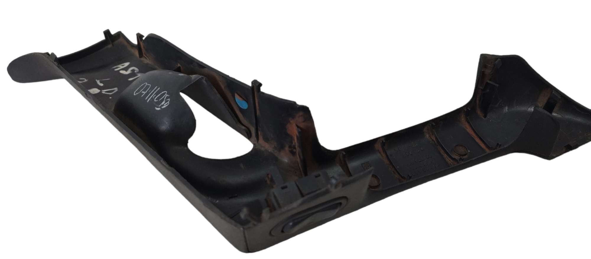 Moldura Braço Puxador Porta Dianteira Direita Gm Astra  1999 Preto 6